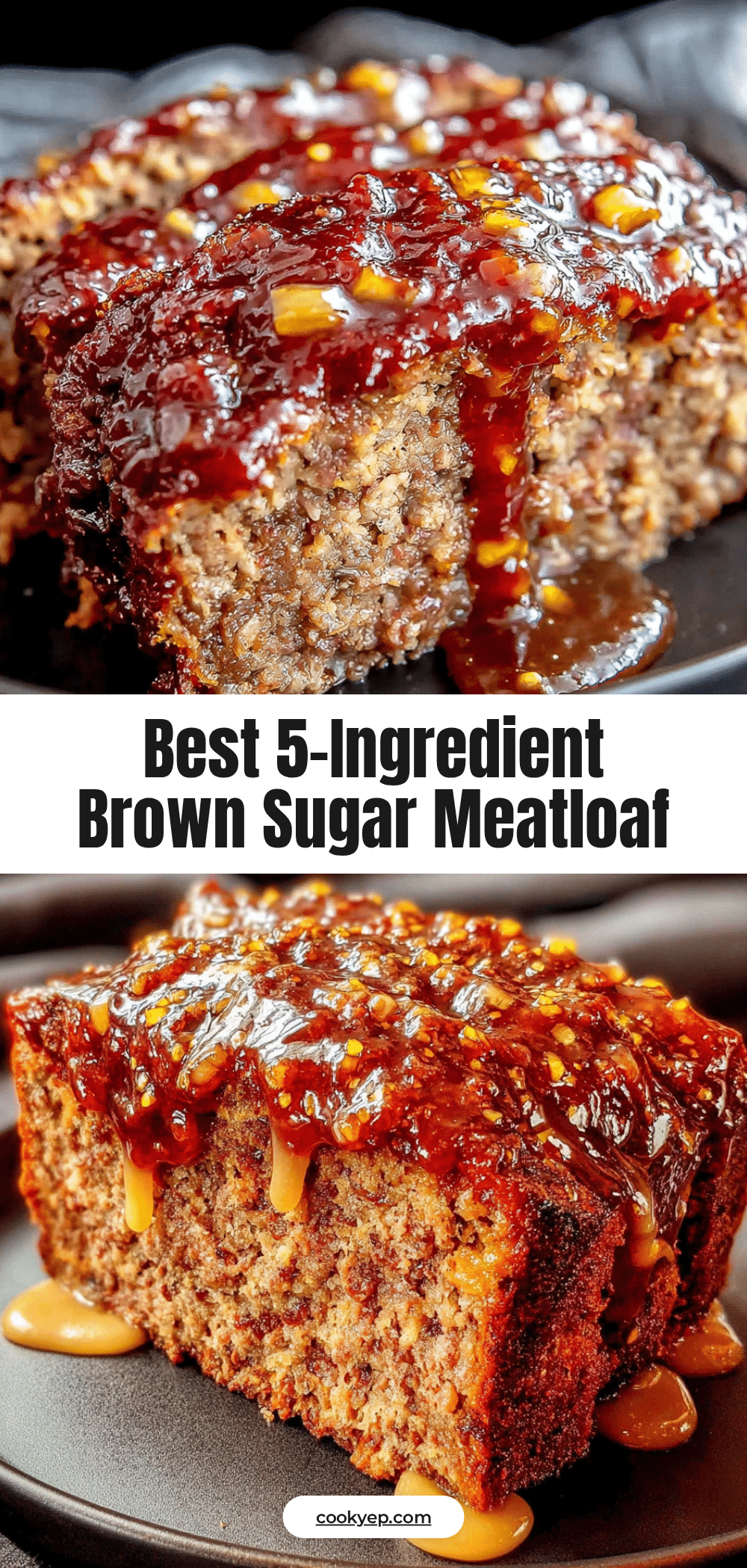 5-ingredient meatloaf with brown sugar glaze recipe