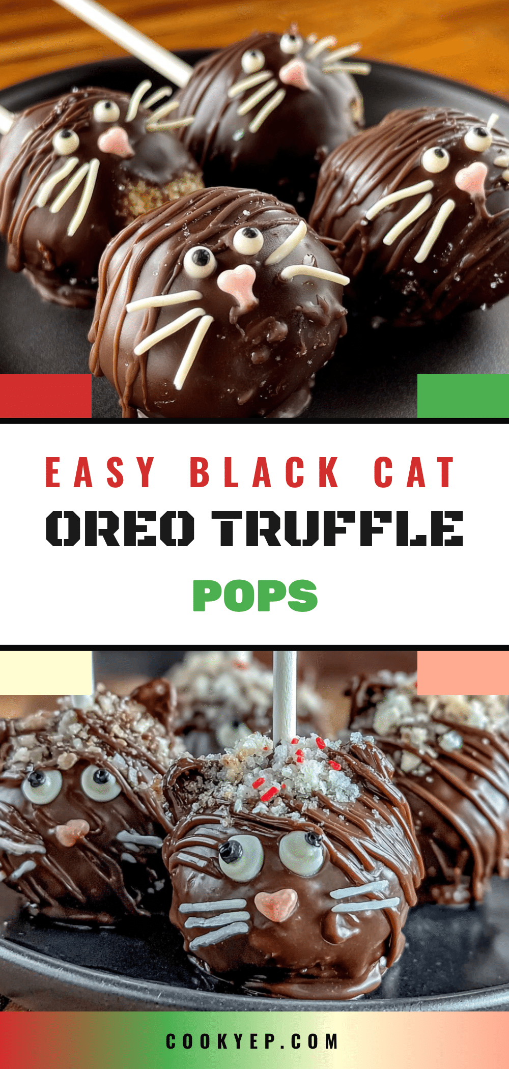 Black Cat Oreo Truffle Pops recipe