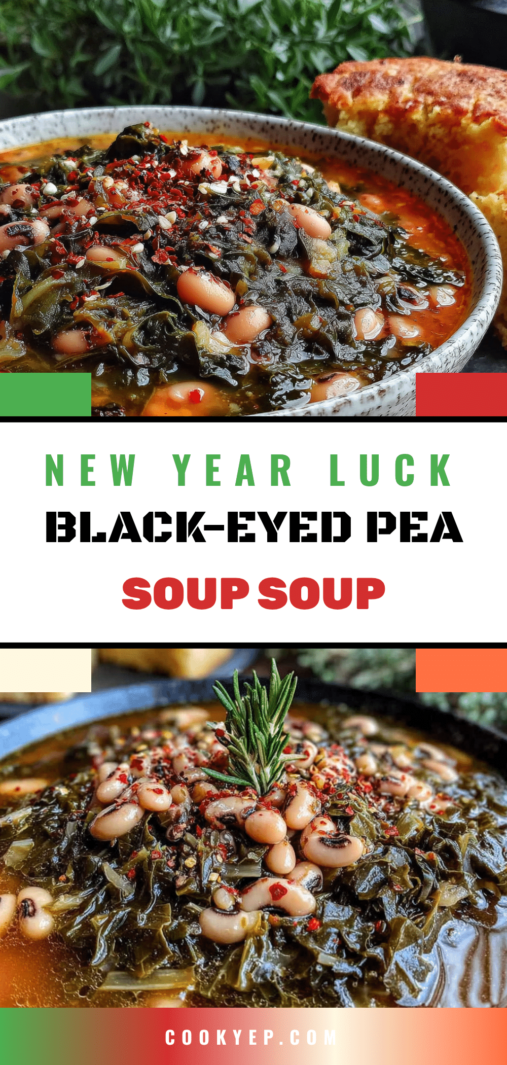 black-eyed pea and collard green soup recipe