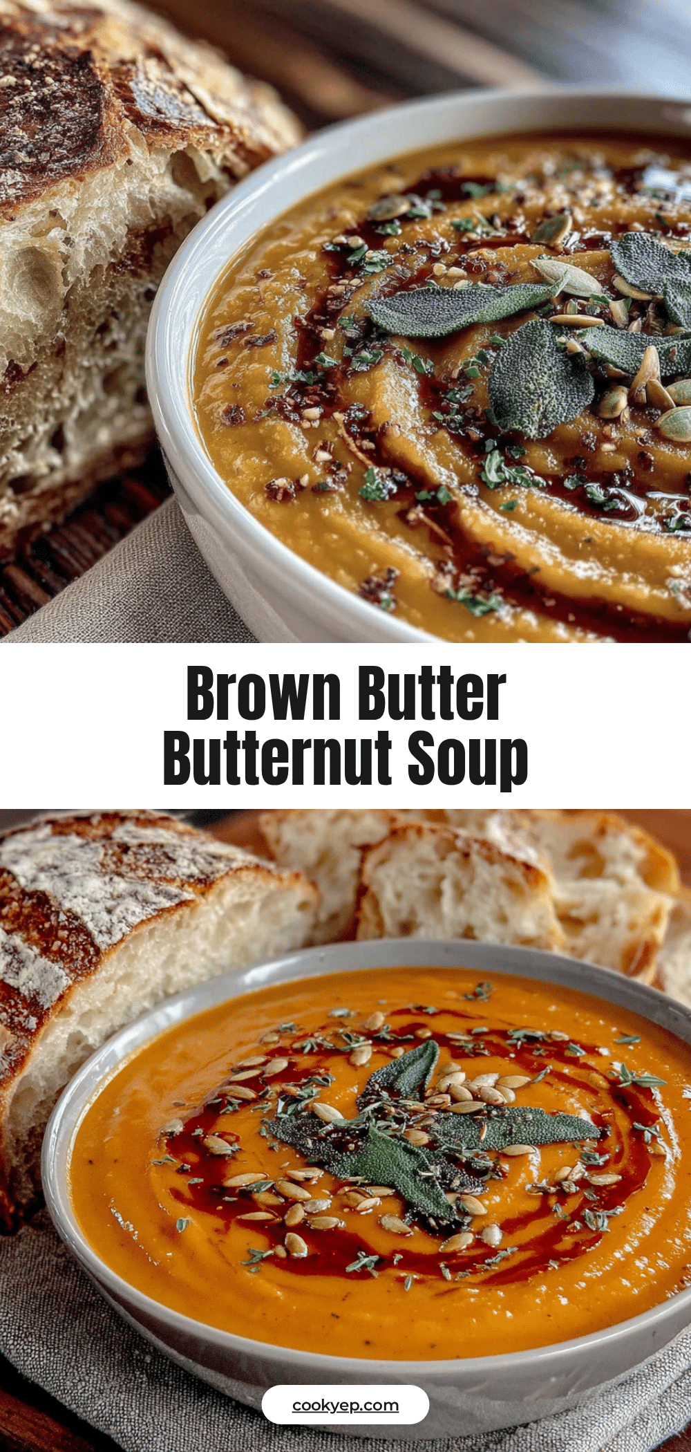 brown butter butternut squash soup recipe