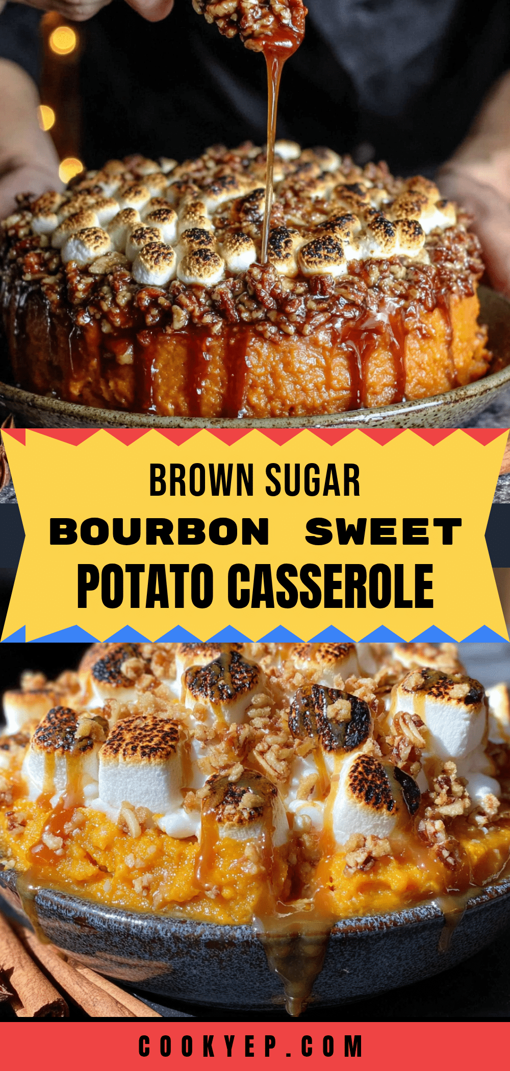 brown sugar bourbon sweet potato casserole recipe