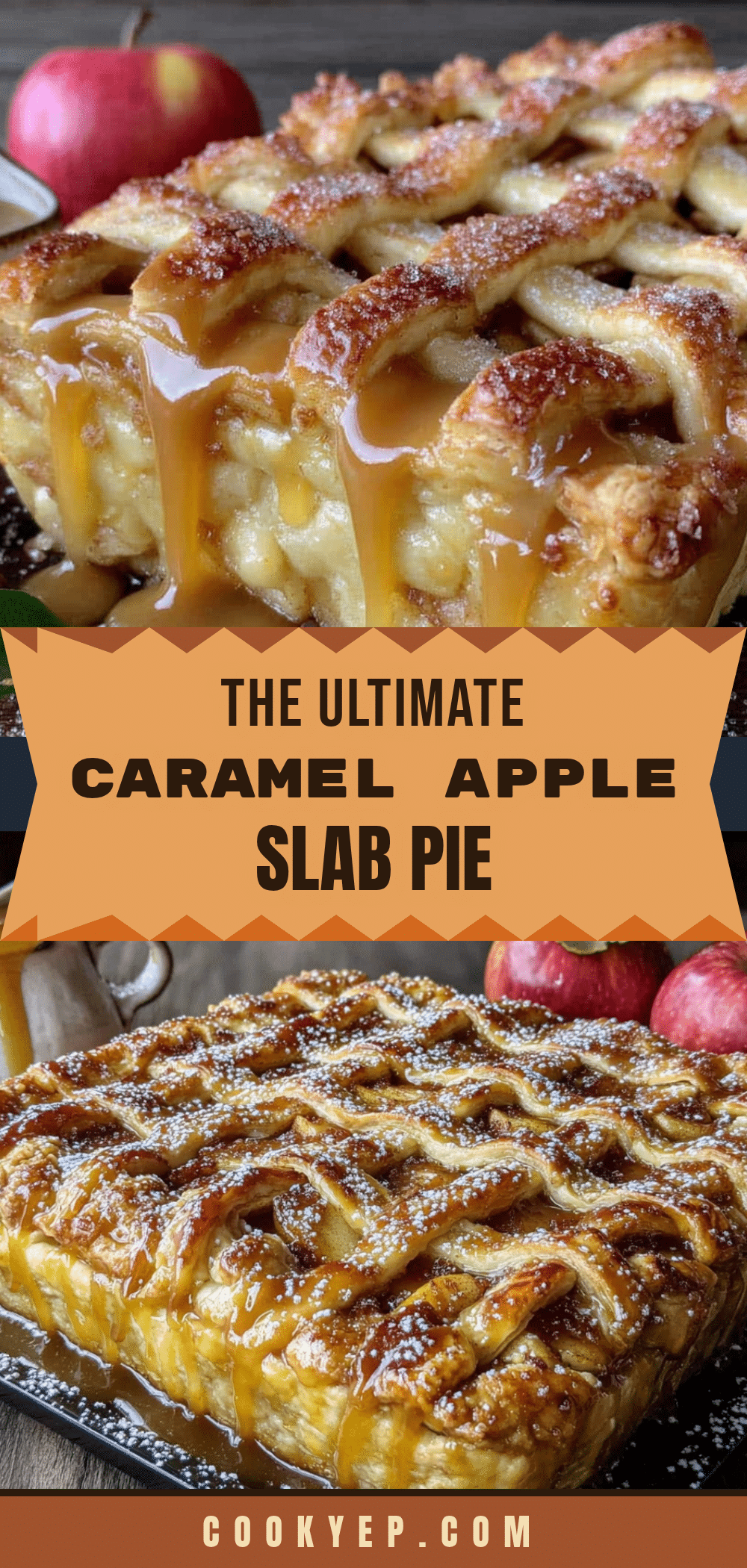 caramel apple slab pie recipe