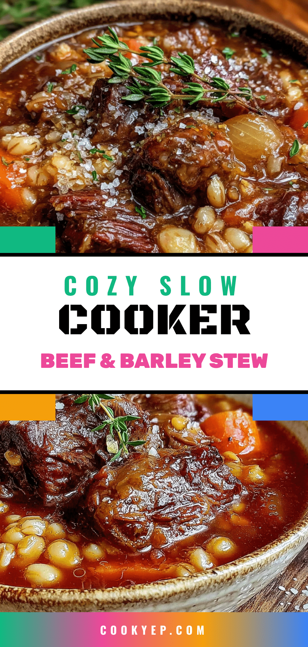 cozy slow cooker beef and barley stew recipe