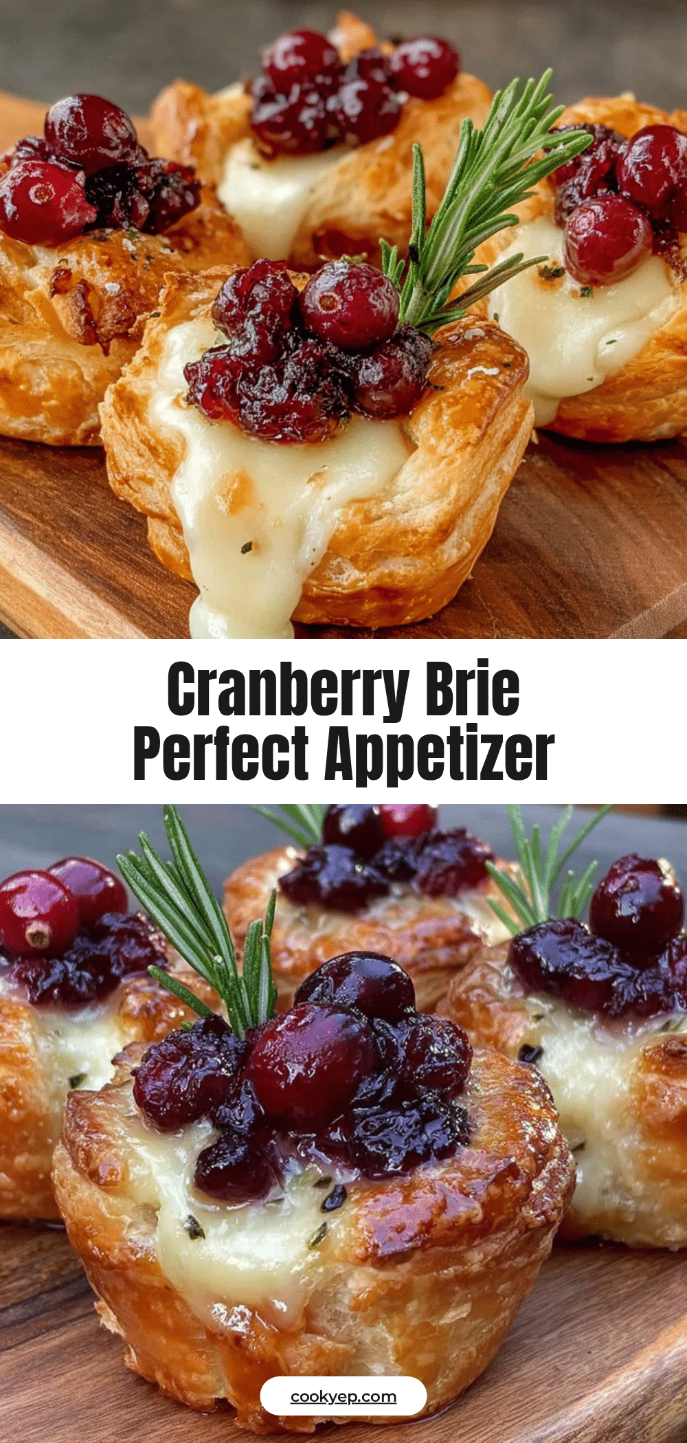 cranberry brie bites recipe