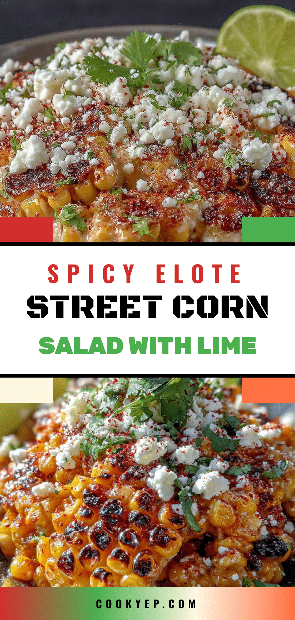 creamy elote street corn salad with cotija and lime recipe
