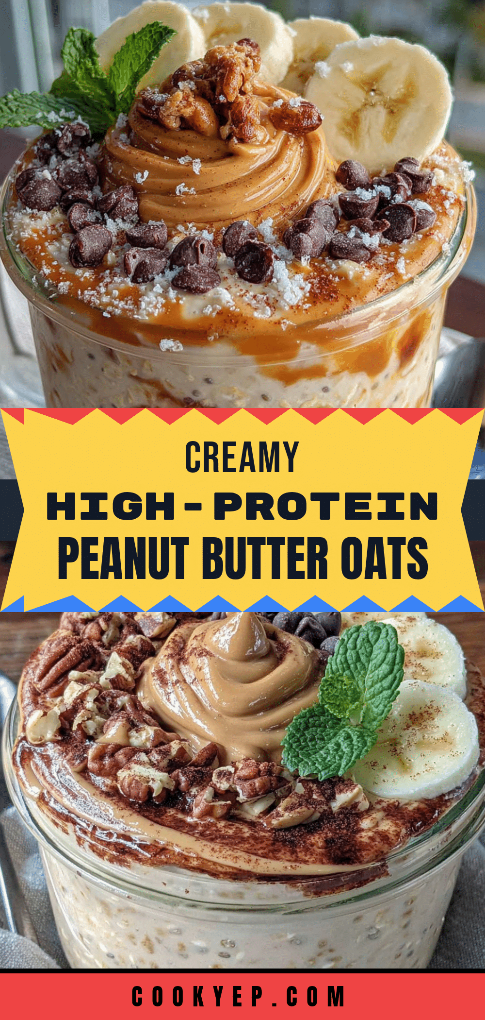 creamy high-protein peanut butter overnight oats recipe