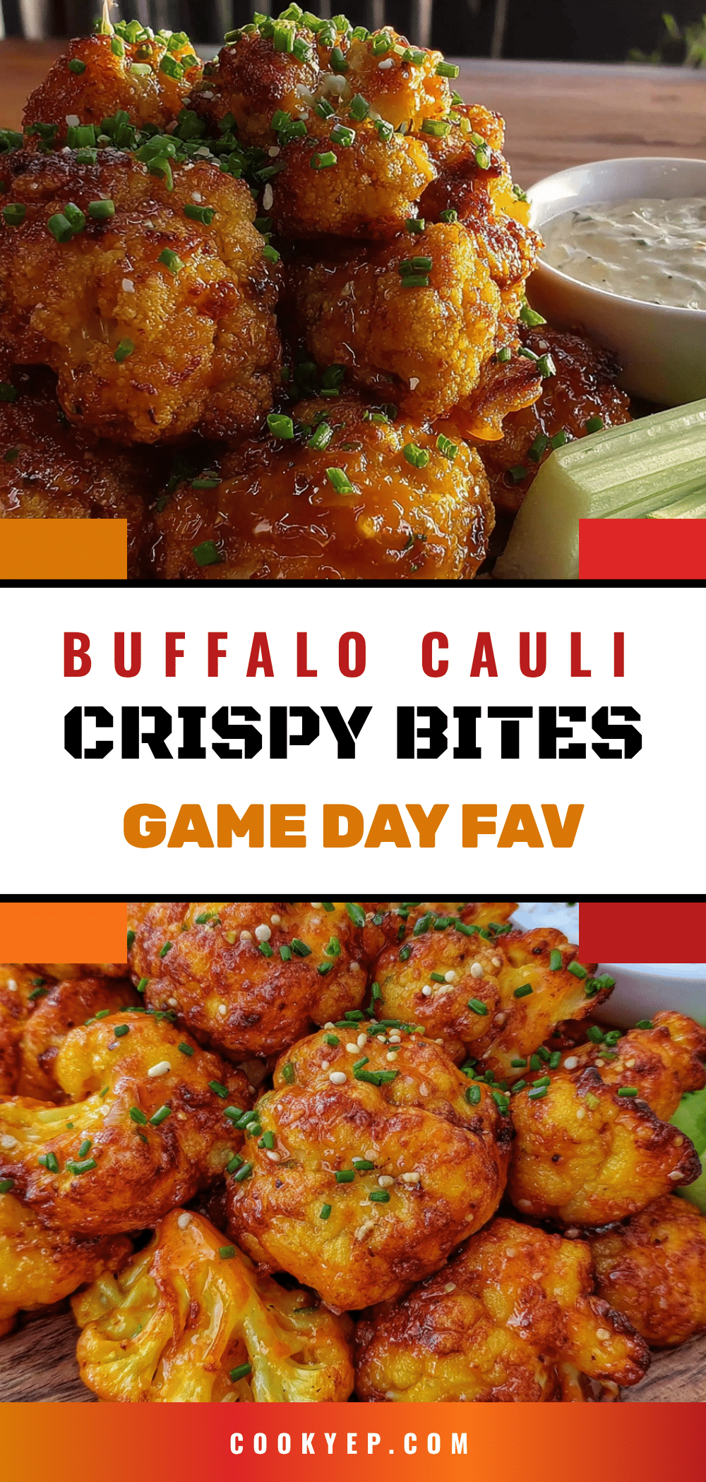 crispy baked buffalo cauliflower bites recipe