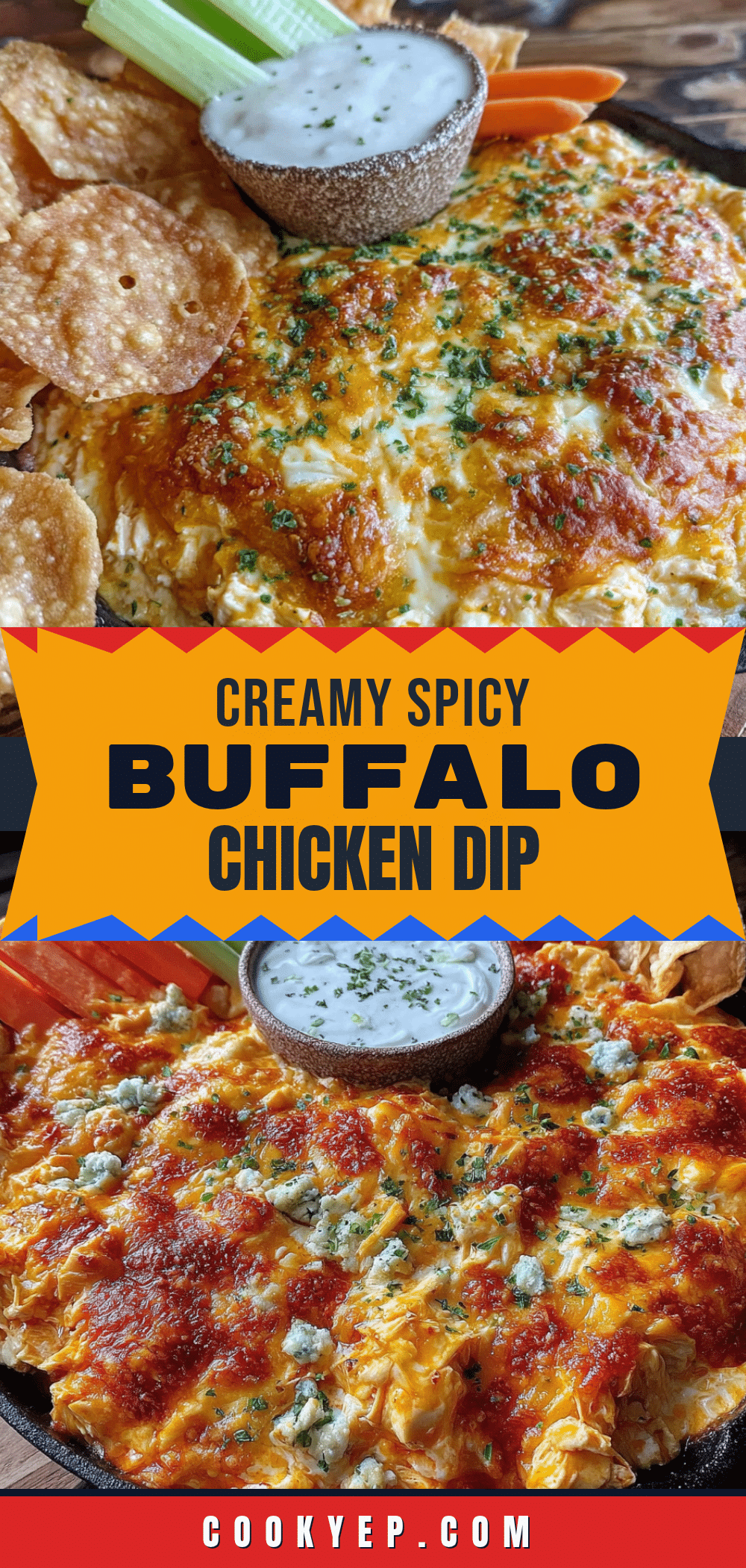 crispy buffalo chicken dip recipe
