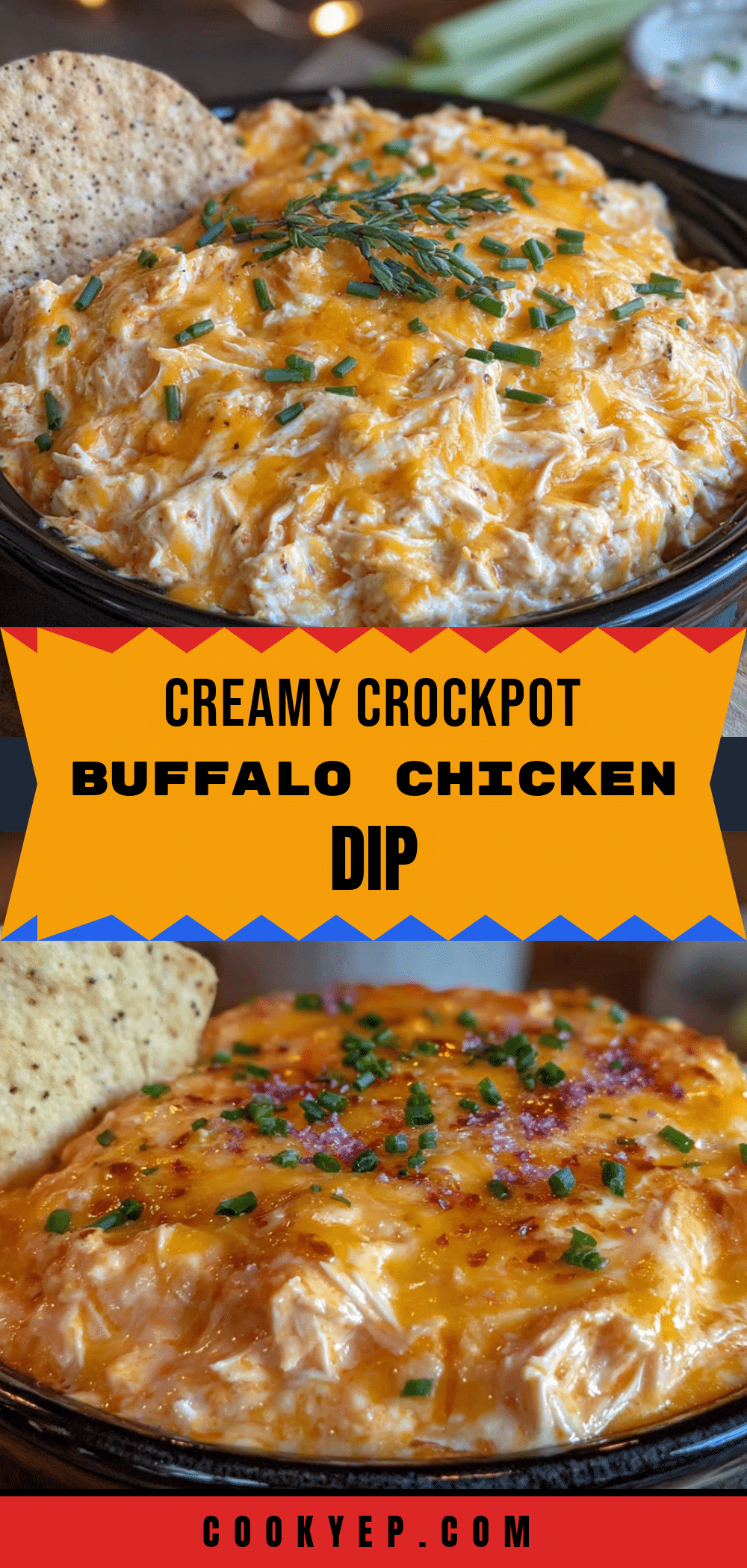crockpot buffalo chicken dip recipe