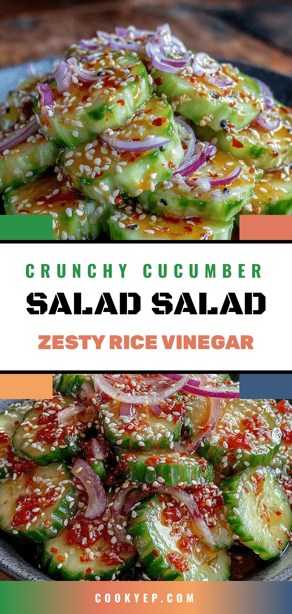 crunchy cucumber salad with rice vinegar dressing recipe