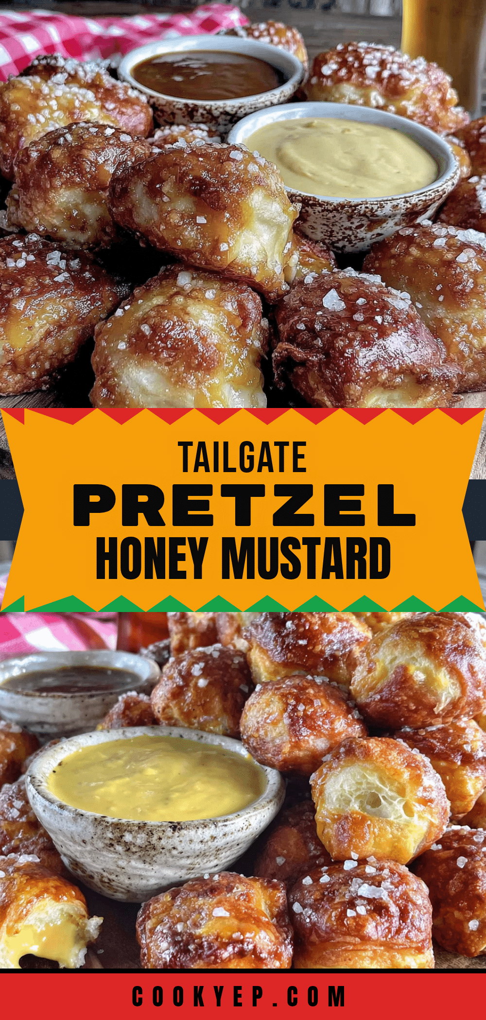 easy honey mustard soft pretzel bites recipe