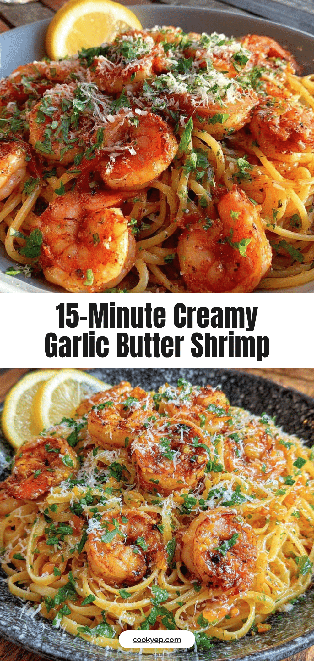 garlic butter shrimp pasta recipe