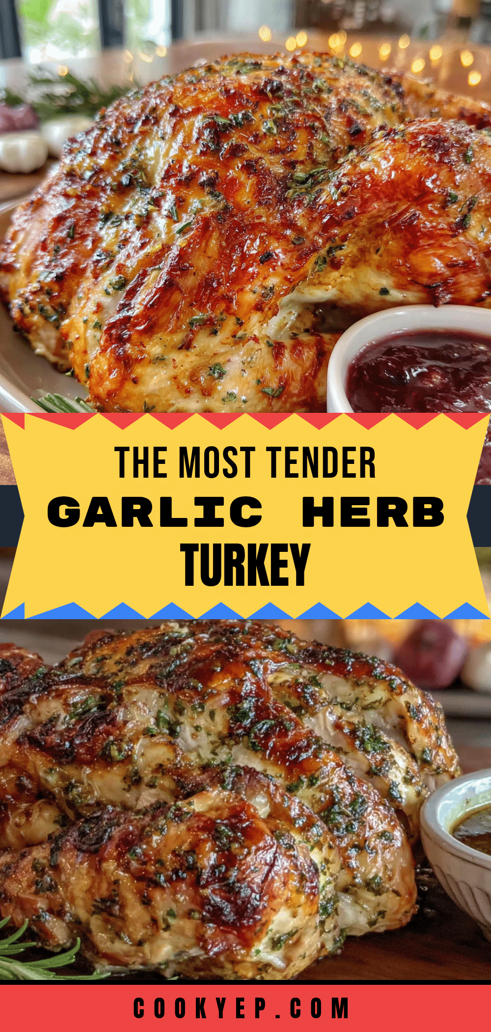garlic herb butter roasted turkey recipe