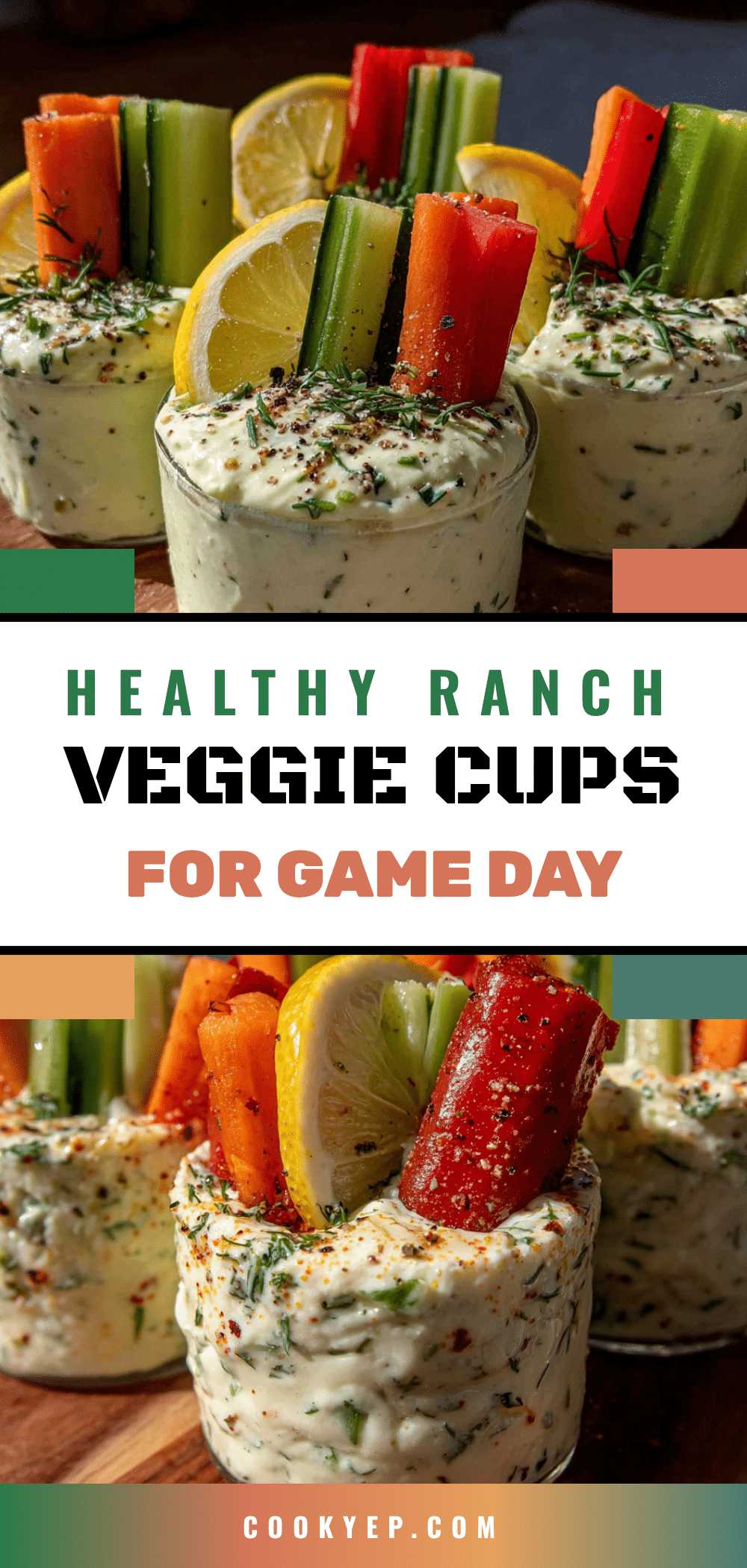 healthy ranch veggie cups recipe