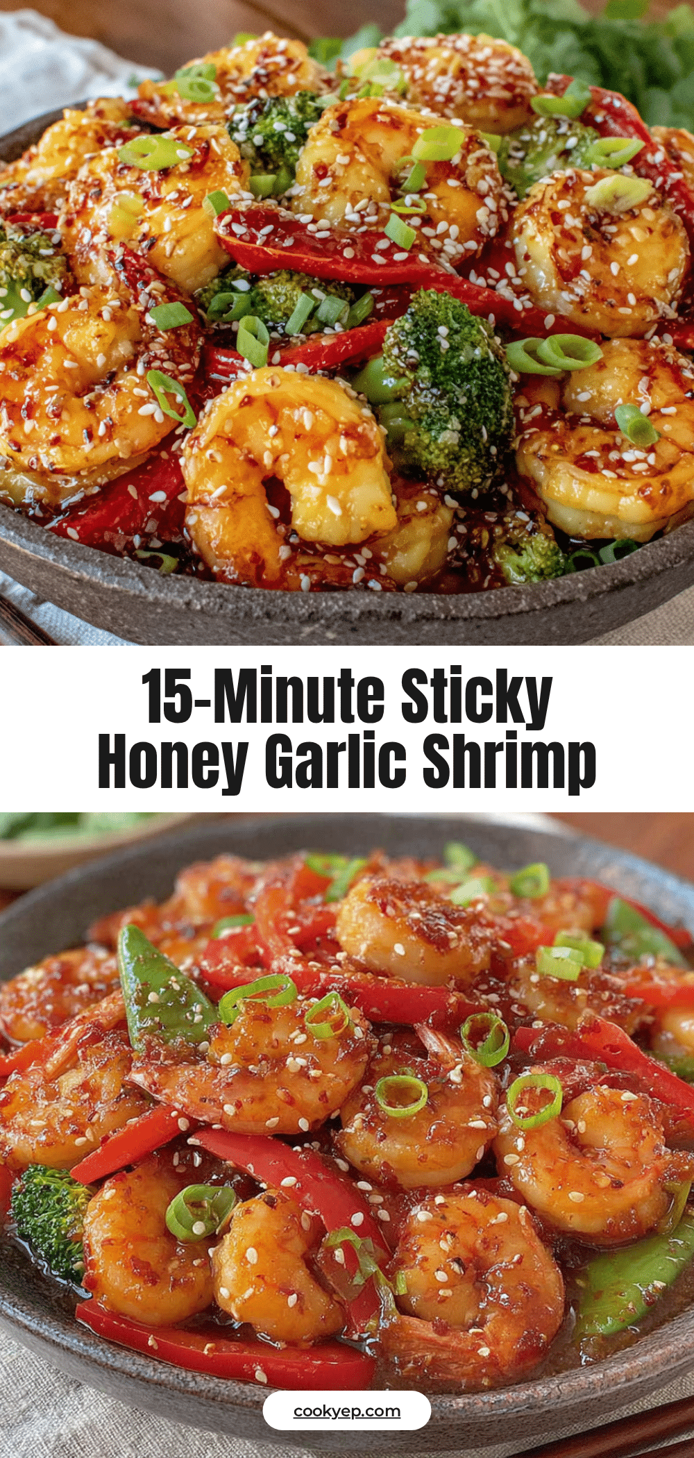 honey garlic shrimp stir fry recipe