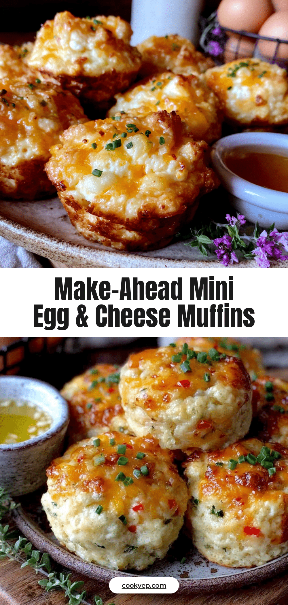 make-ahead mini egg and cheese breakfast muffins recipe