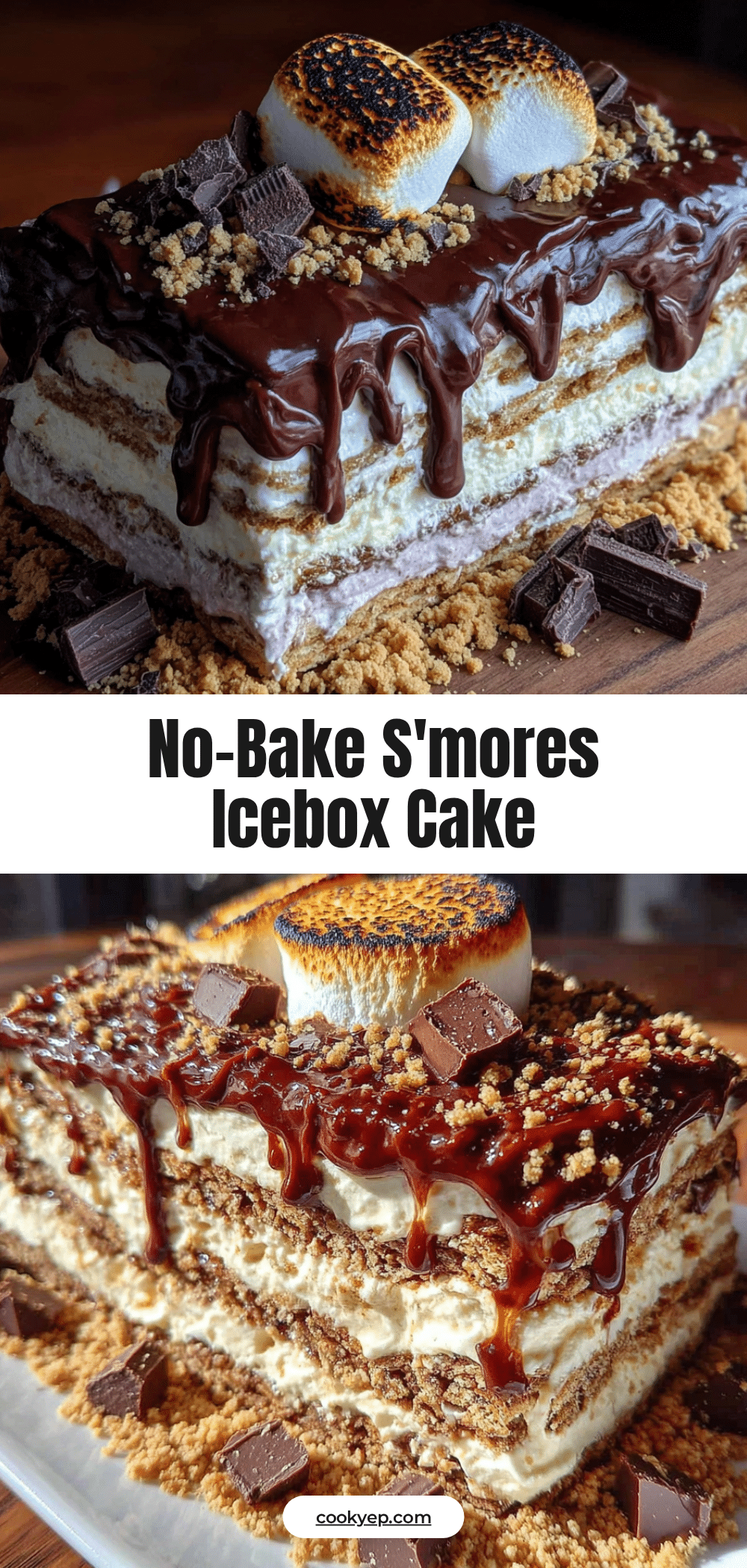 no-bake smores icebox cake recipe