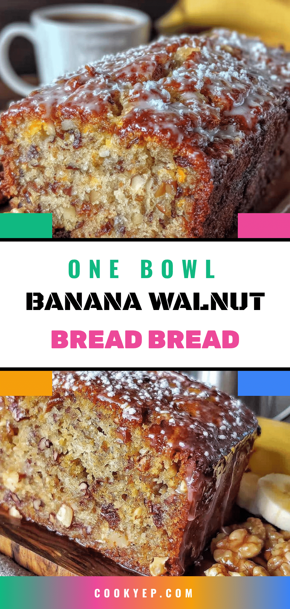 one bowl banana walnut bread recipe