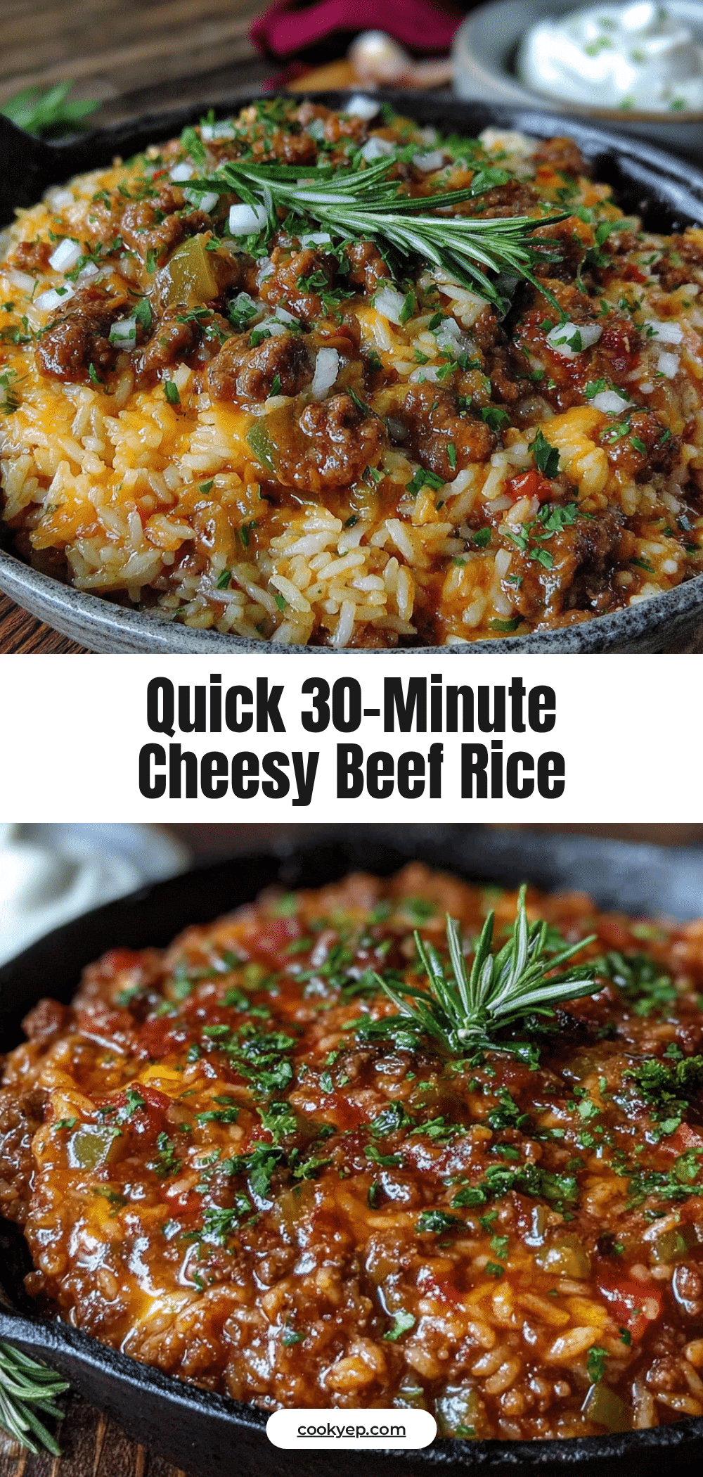 one-pot ground beef and rice skillet recipe