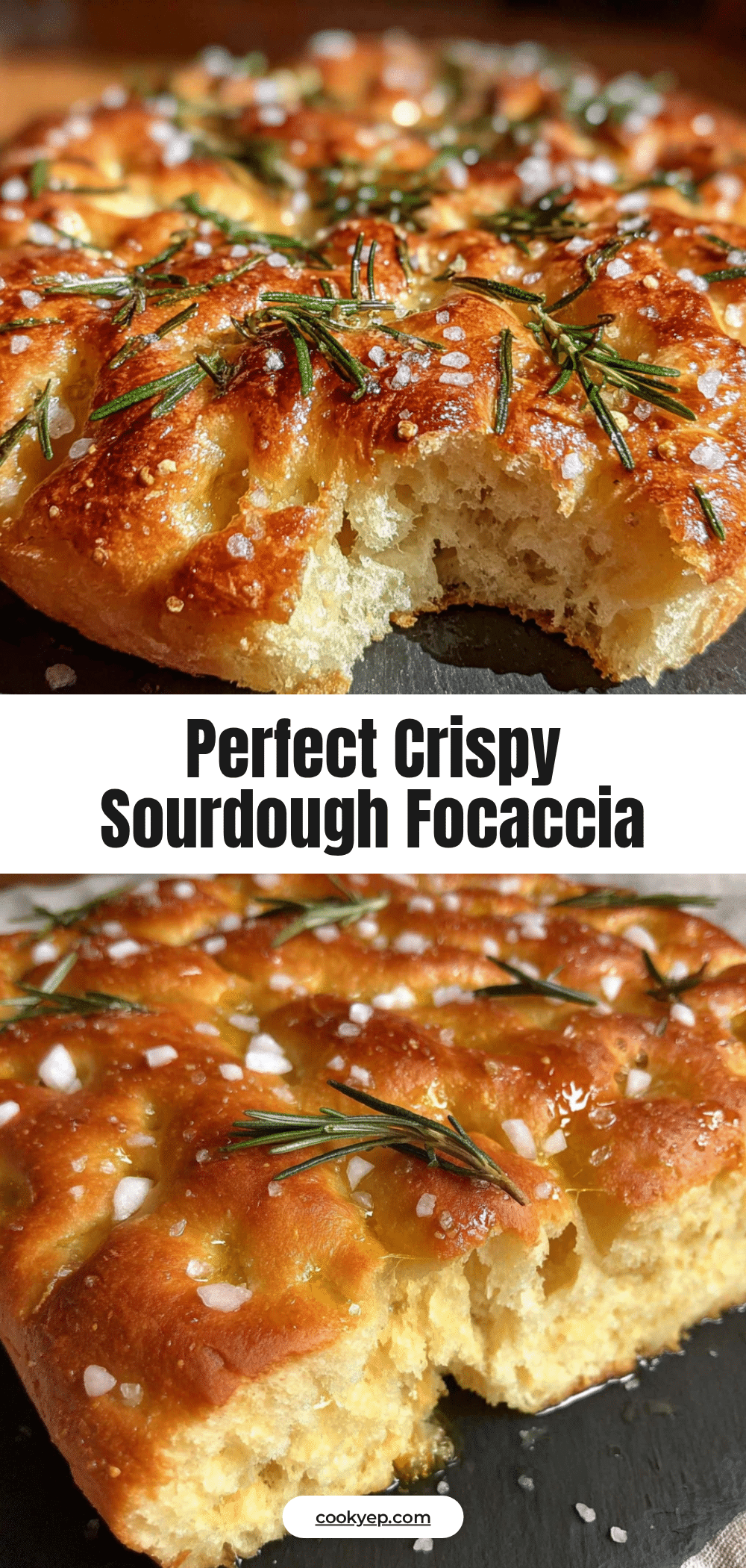 perfect sourdough focaccia with rosemary and sea salt recipe
