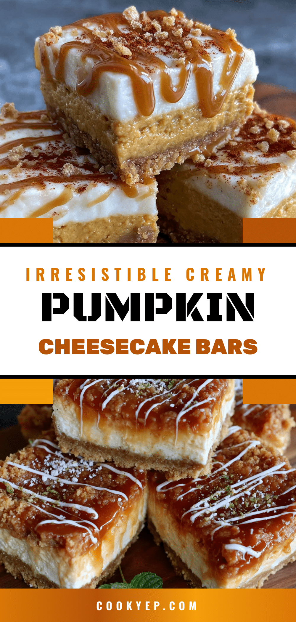 pumpkin cheesecake bars recipe