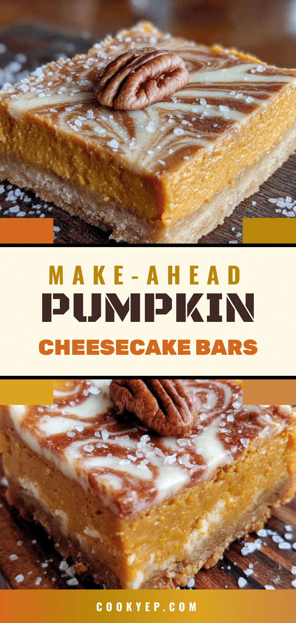 pumpkin cheesecake bars recipe