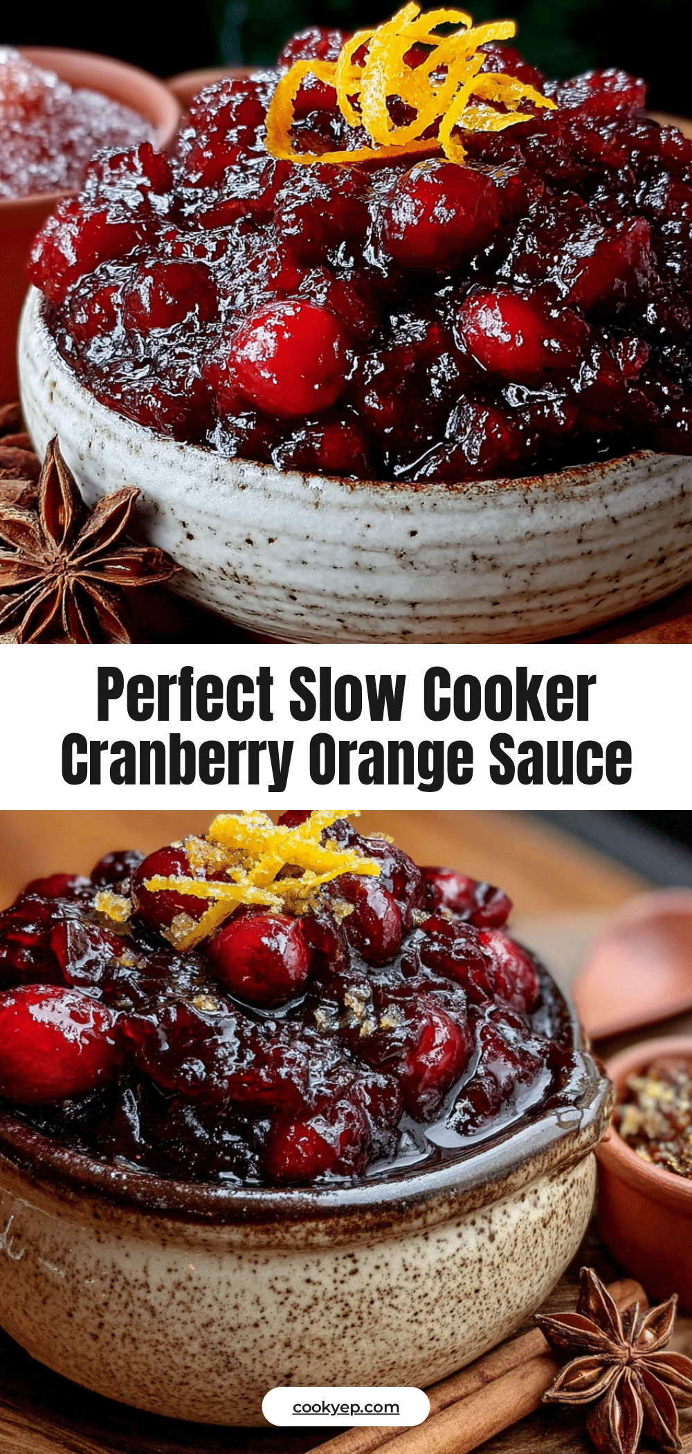 slow cooker cranberry orange sauce recipe
