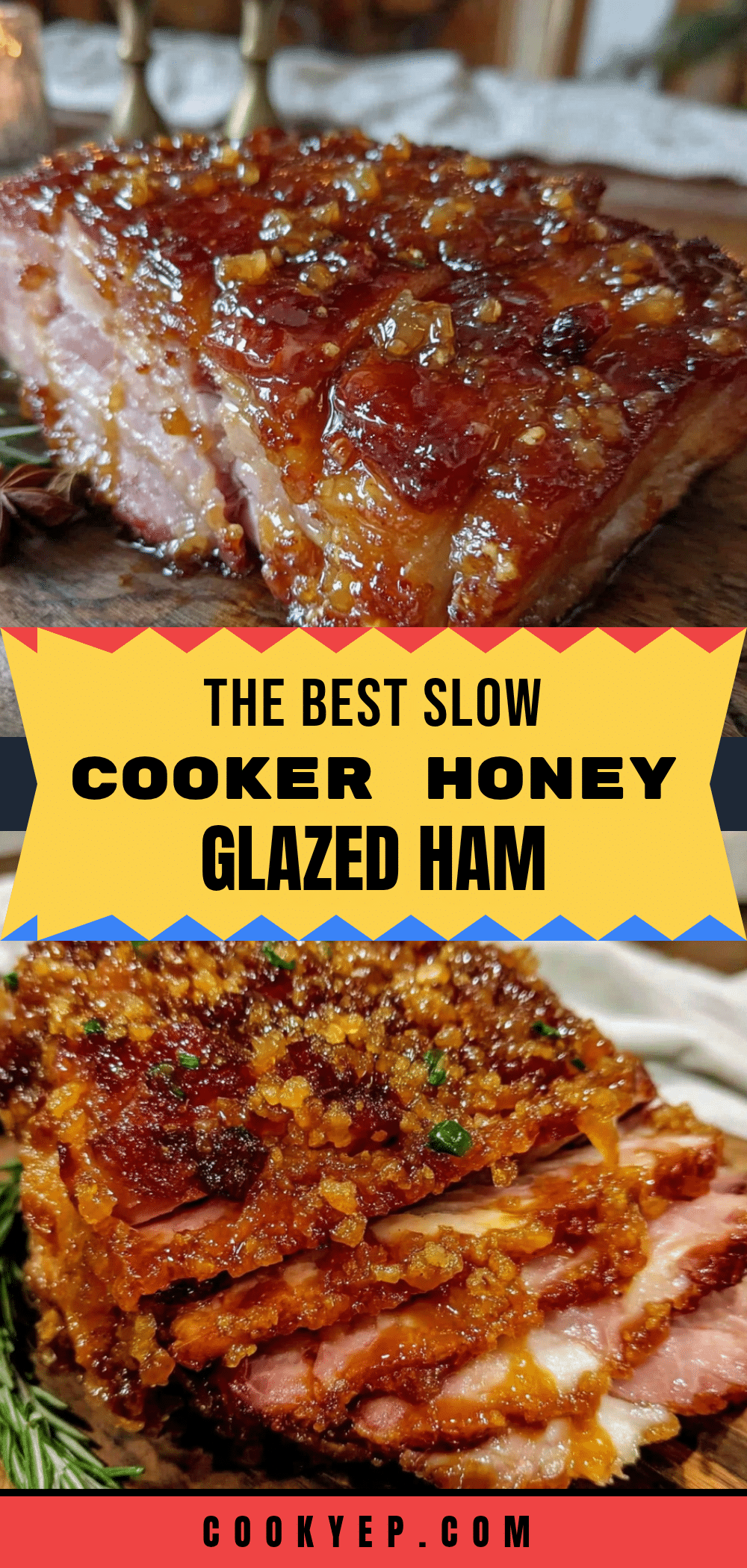 slow cooker honey glazed ham recipe