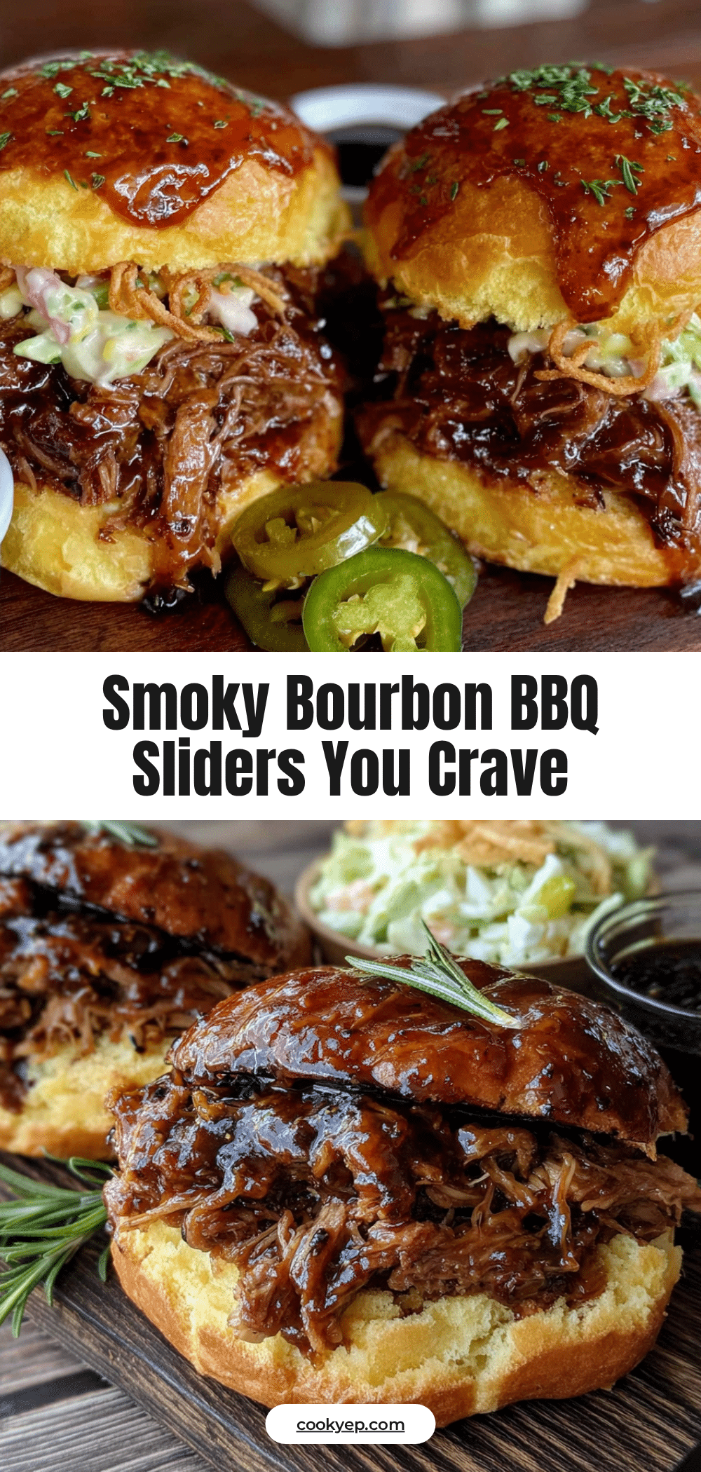 Smoky Bourbon BBQ Pulled Pork Sliders recipe