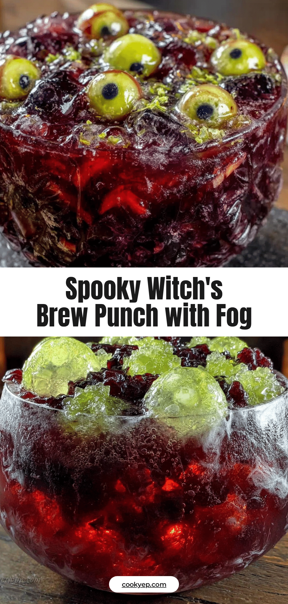 witchs brew punch with dry ice recipe
