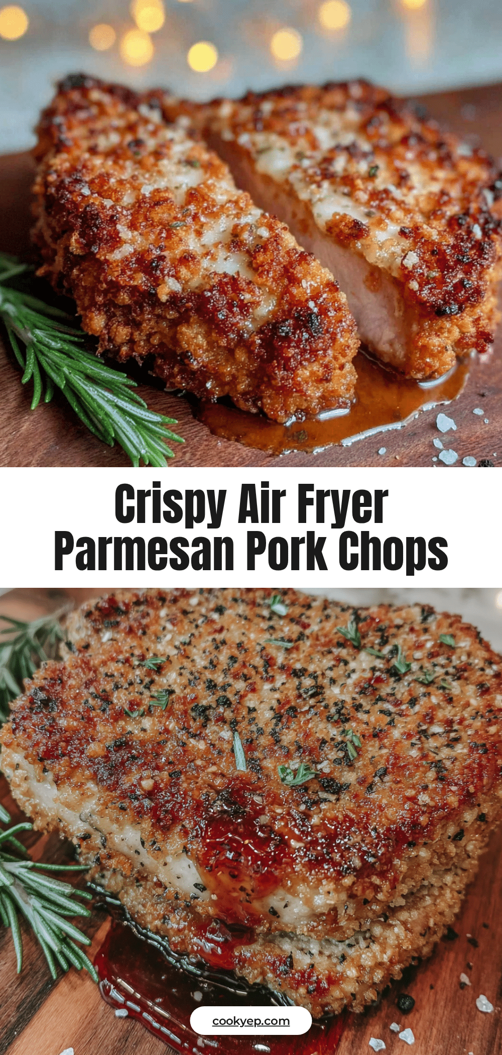 air fryer crispy parmesan pork chops recipe