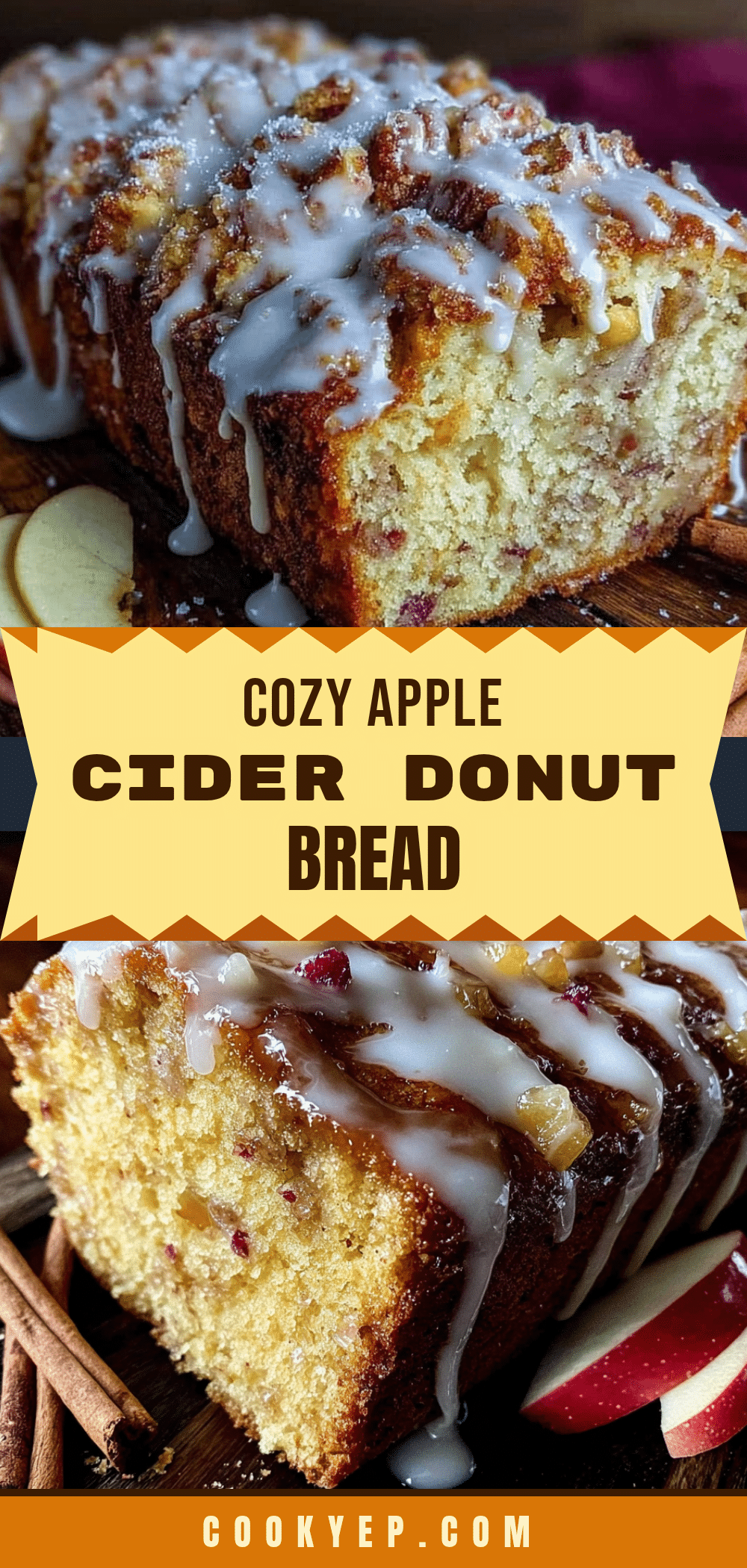 apple cider donut bread recipe