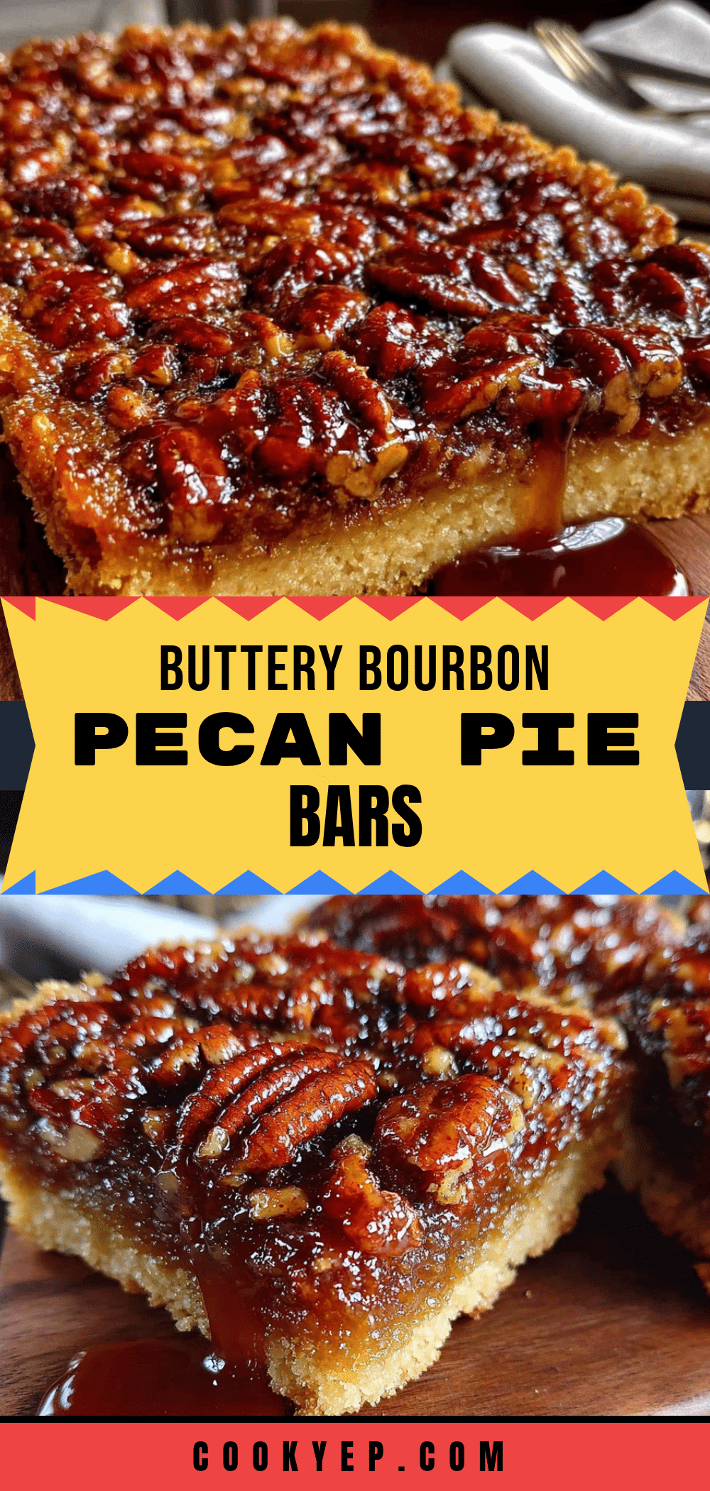 brown sugar bourbon pecan pie bars recipe