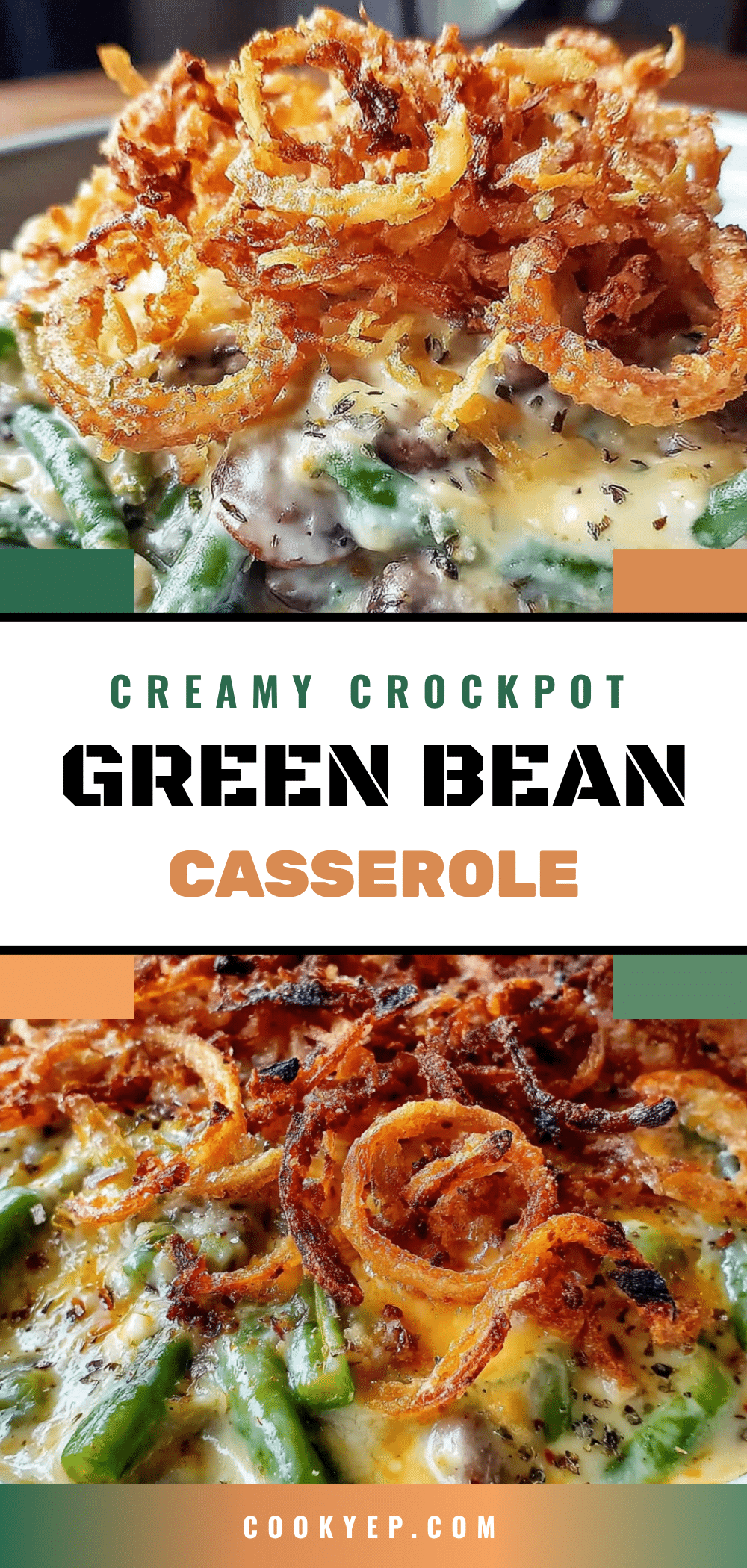 creamy crockpot green bean casserole recipe