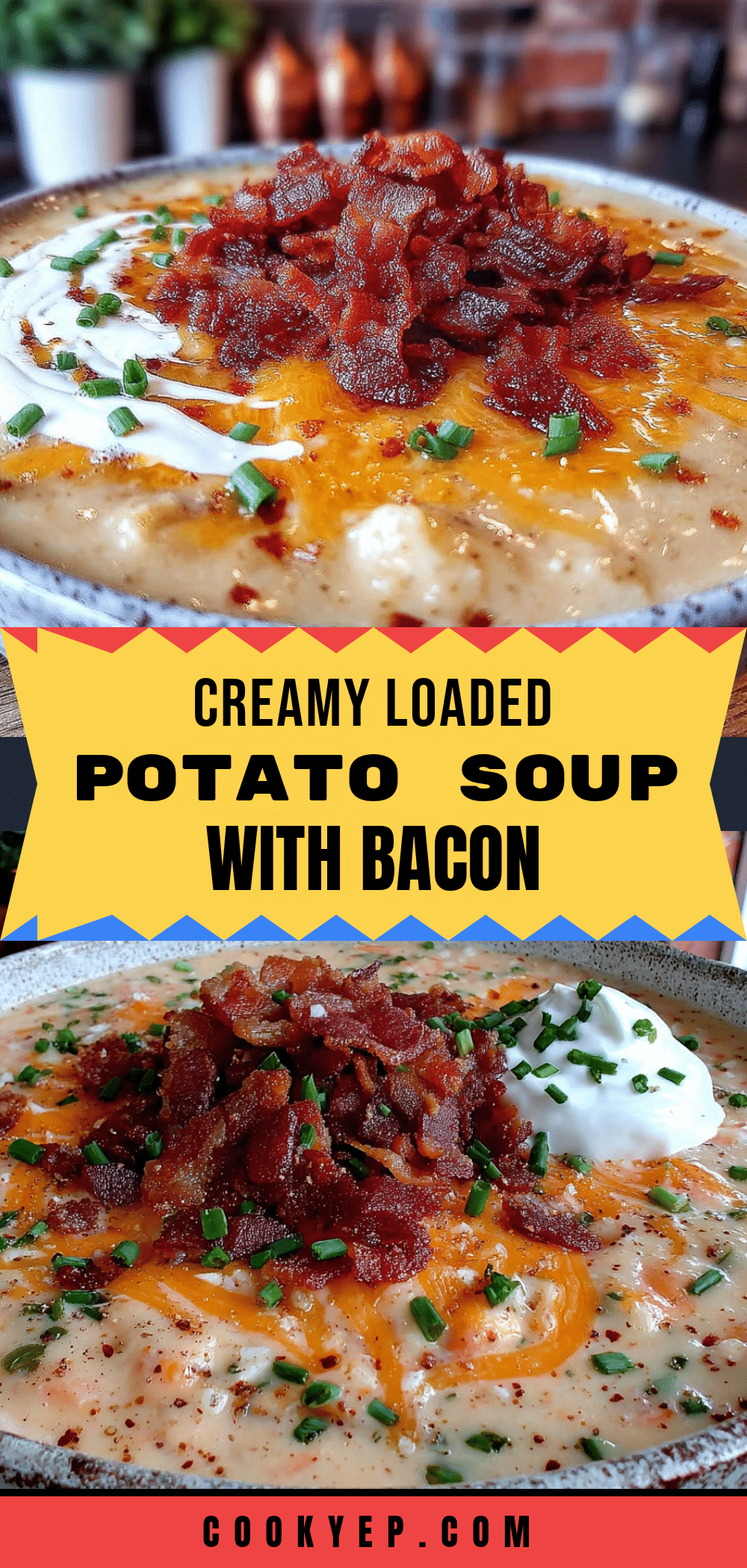 creamy loaded potato soup recipe