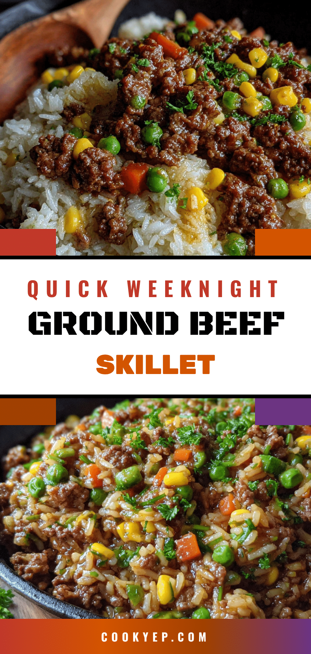 easy ground beef and rice skillet recipe