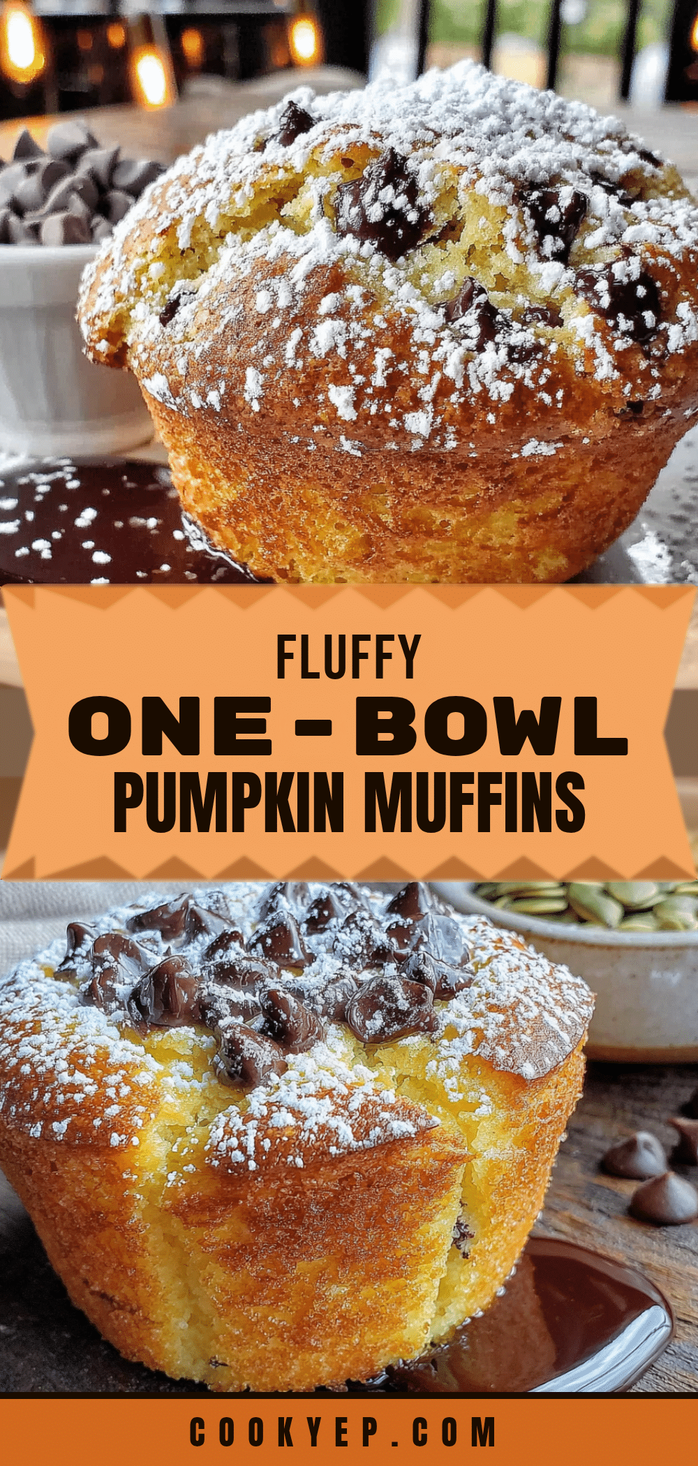 fluffy pumpkin chocolate chip muffins recipe