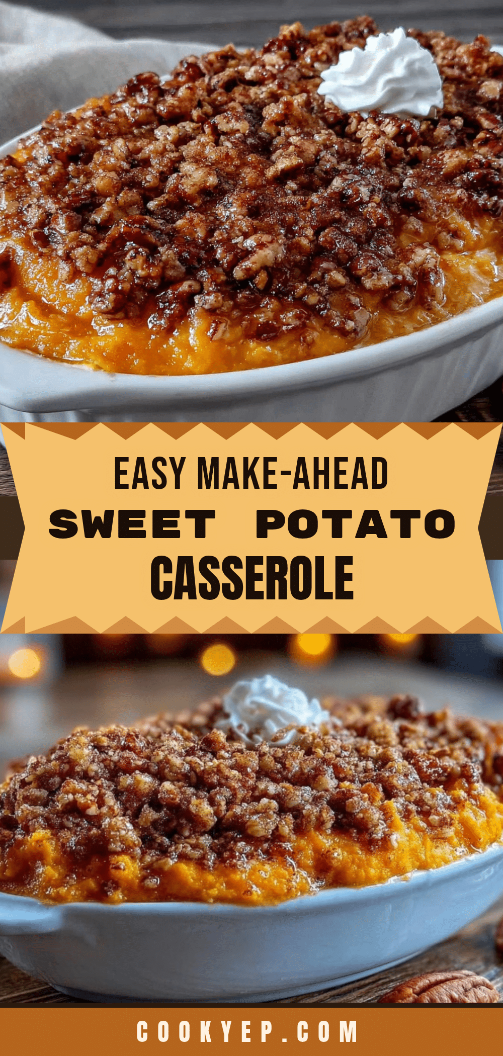 make-ahead sweet potato casserole recipe