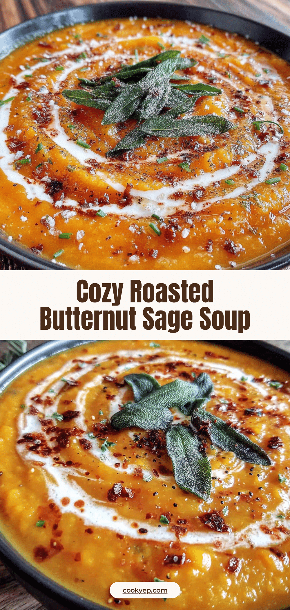 roasted butternut squash and sage soup recipe