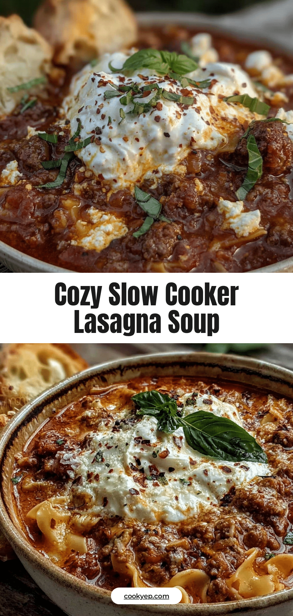 slow cooker lasagna soup recipe