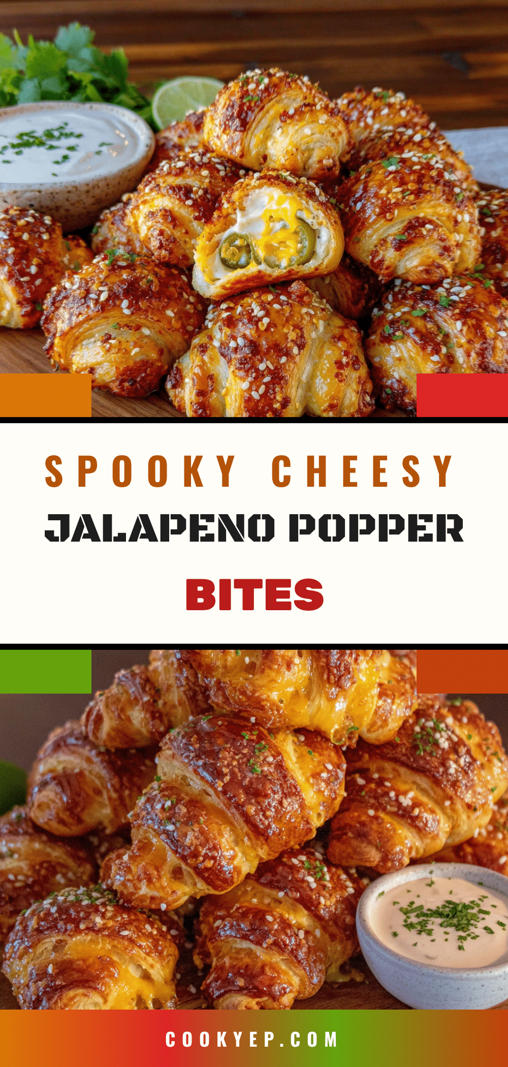 spooky jalapeno popper bites recipe