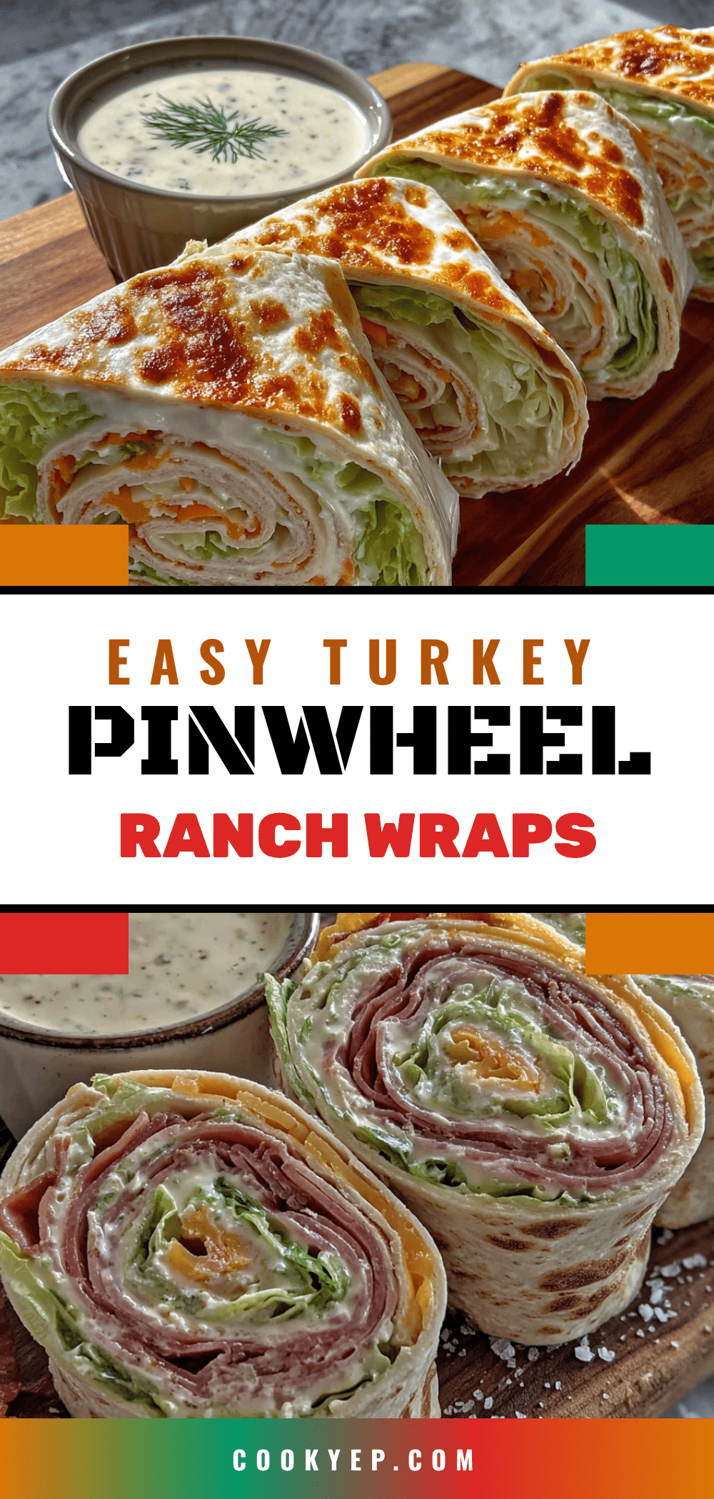 turkey ranch pinwheel wraps recipe