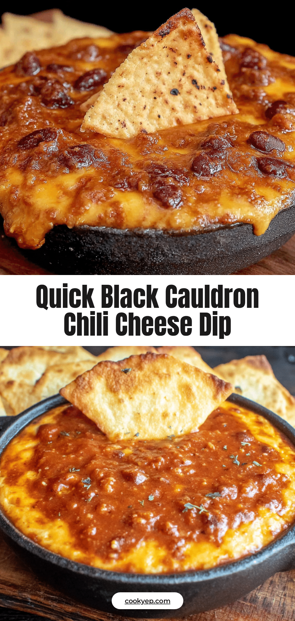 black cauldron chili cheese dip recipe