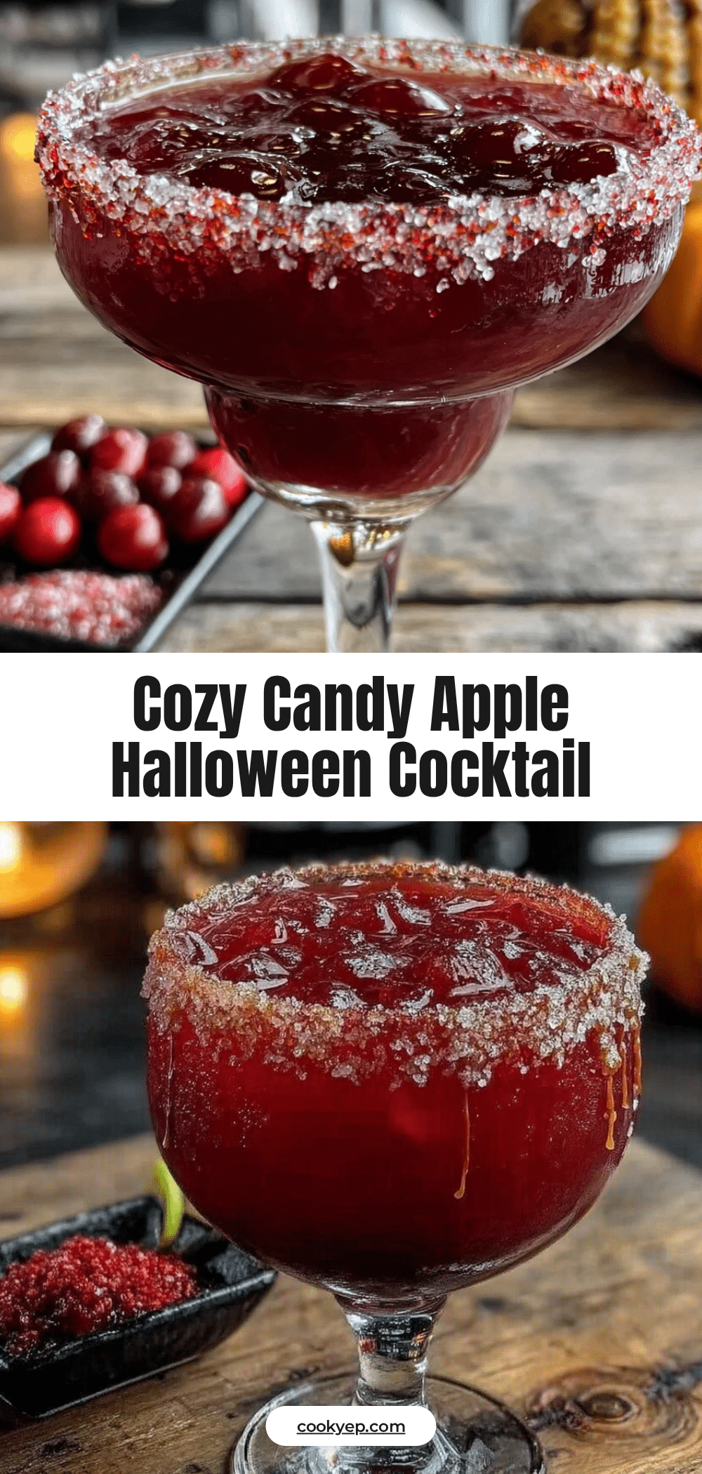 candy apple halloween cocktail recipe