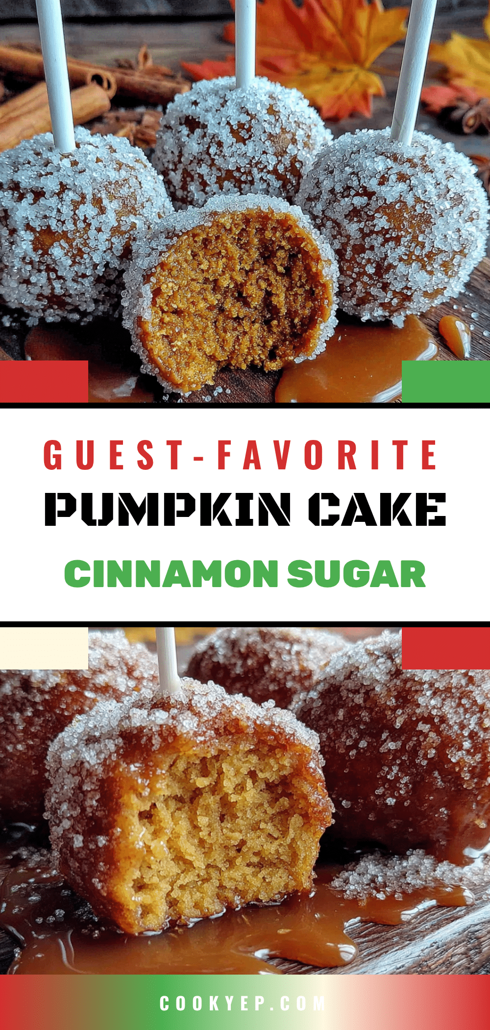 cinnamon sugar pumpkin cake pops recipe