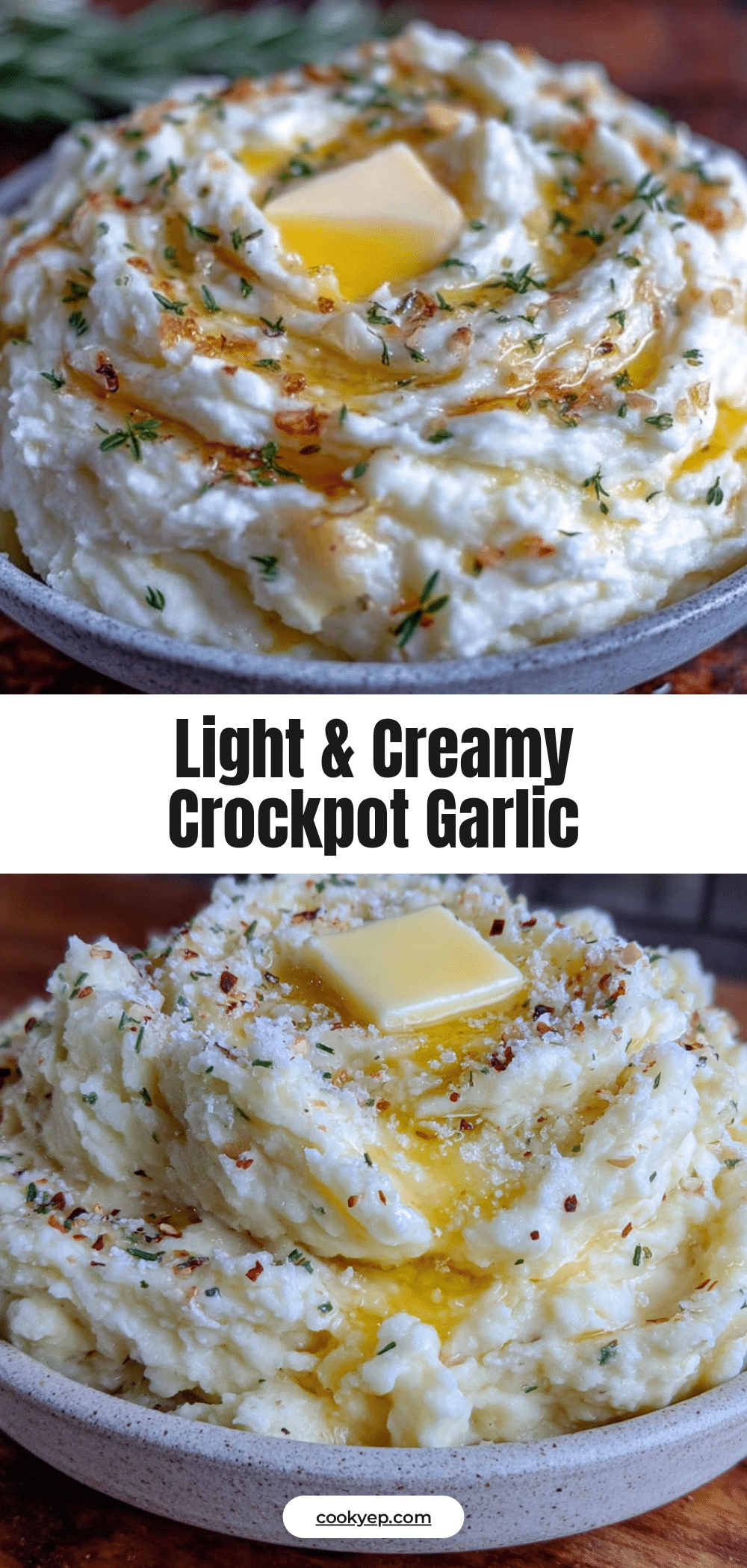 crockpot garlic mashed potatoes recipe