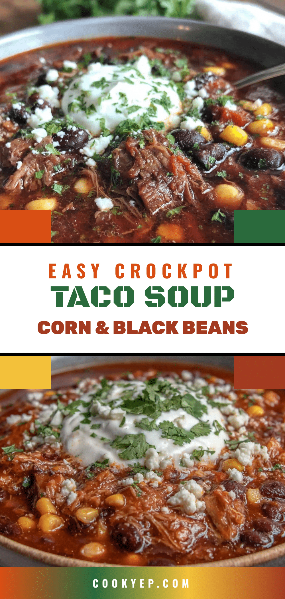 crockpot taco soup recipe