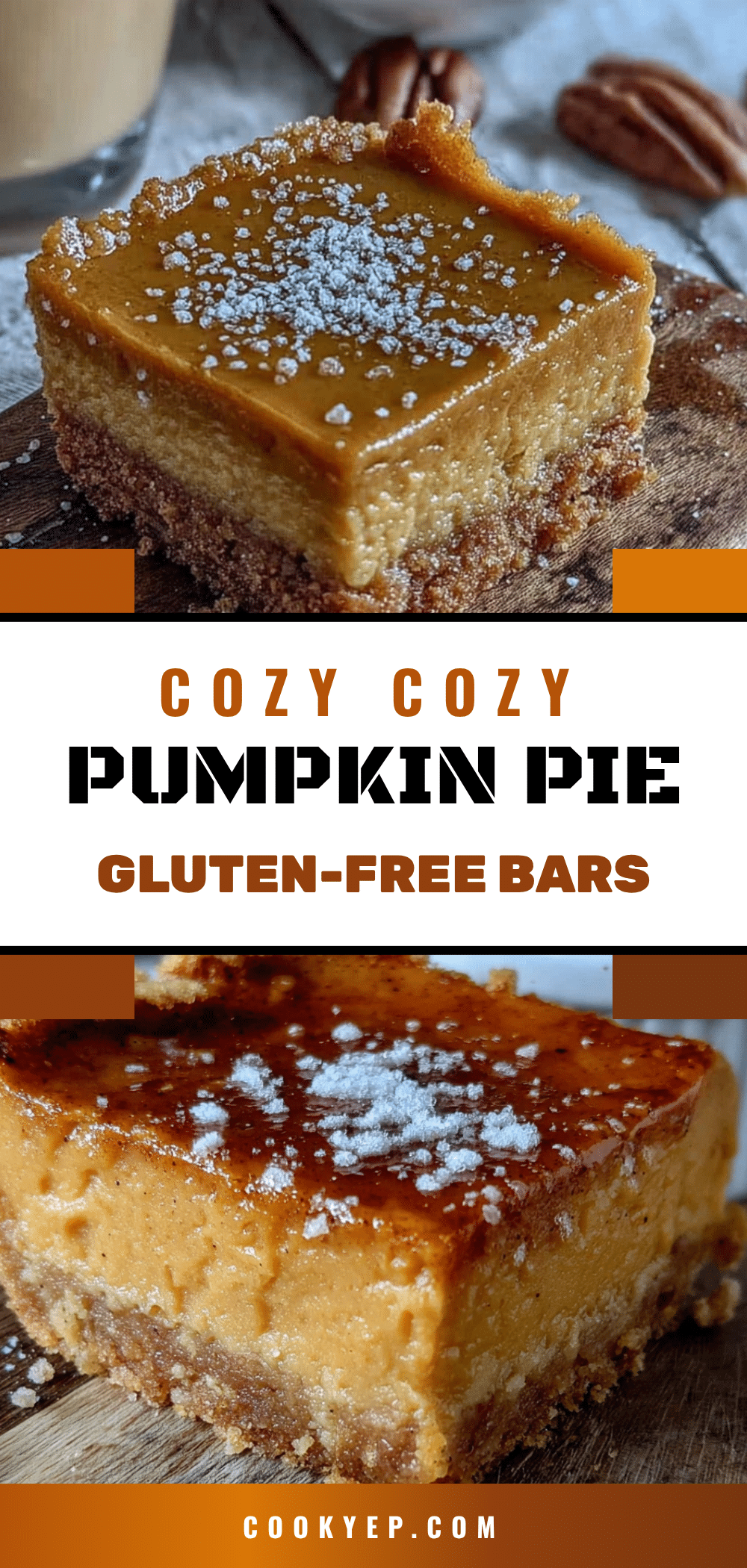 gluten-free pumpkin pie bars recipe