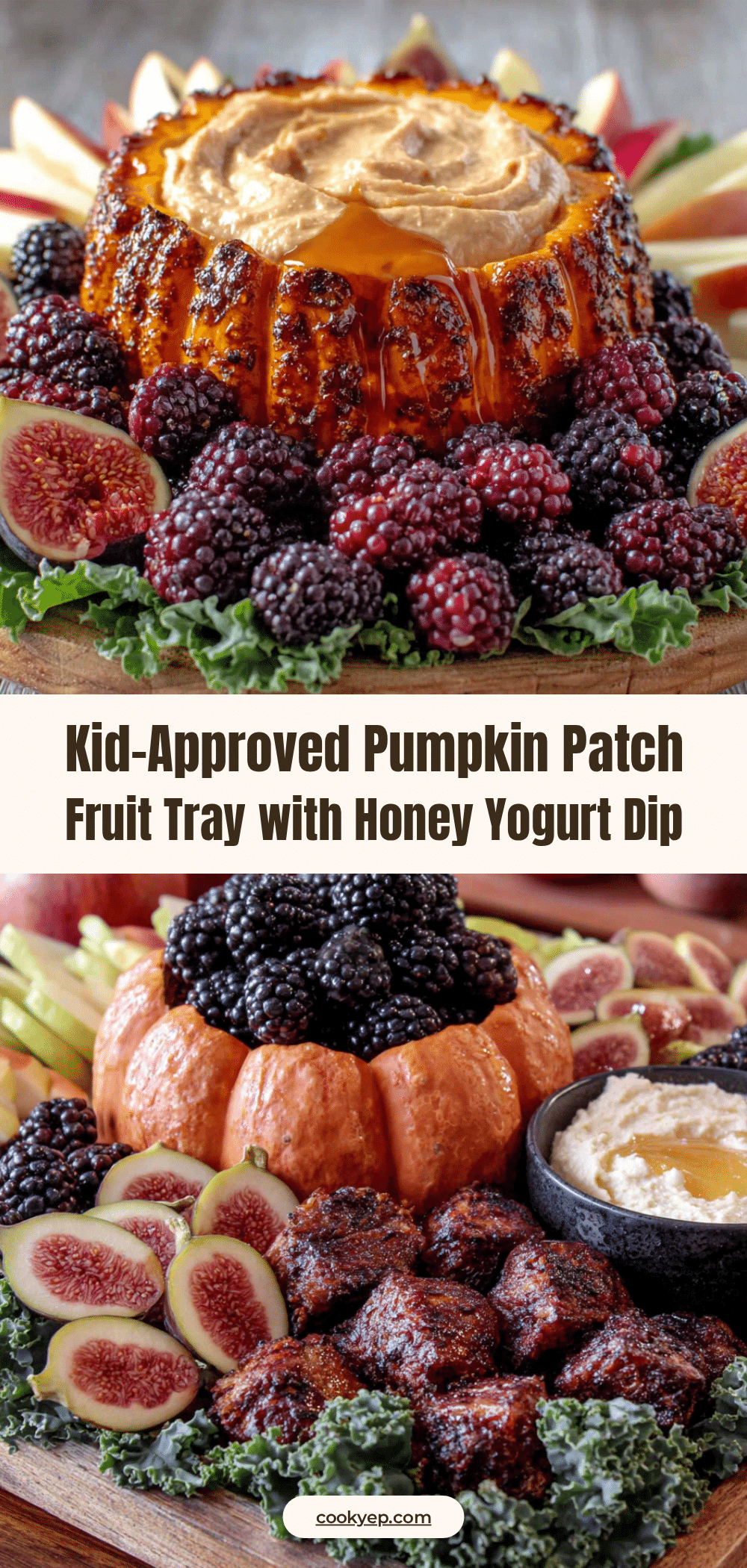 pumpkin patch fruit tray recipe