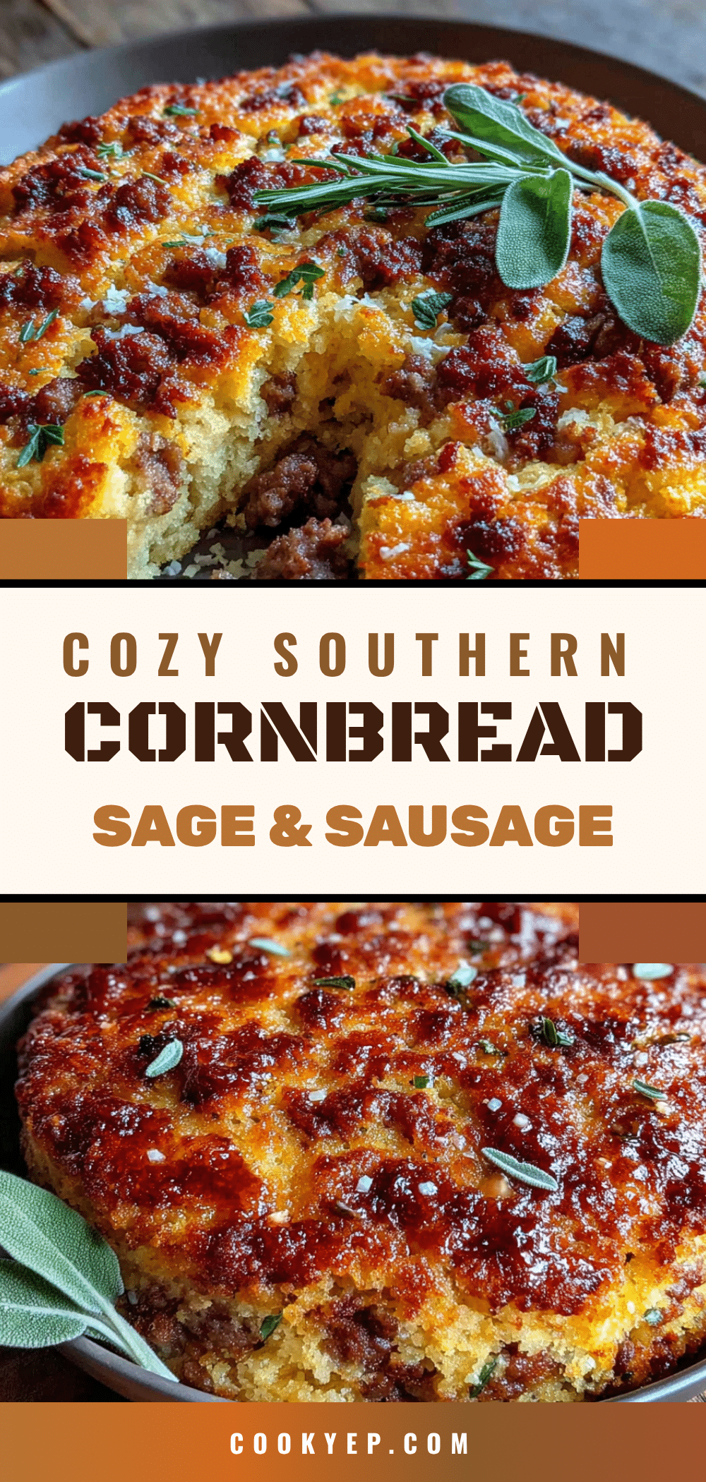 Southern cornbread dressing with sage sausage recipe
